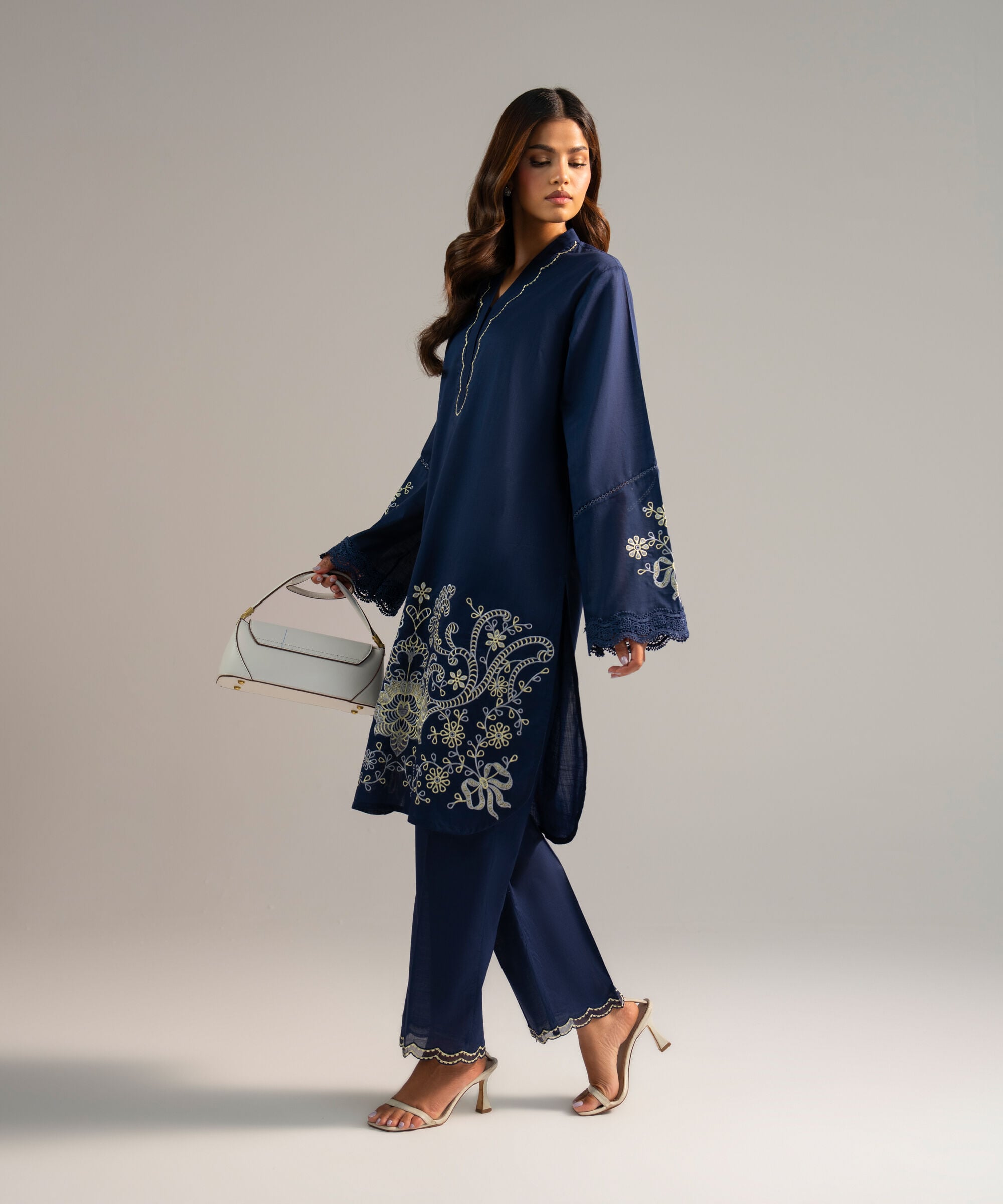 Embroidered Crosshatch Shirt
