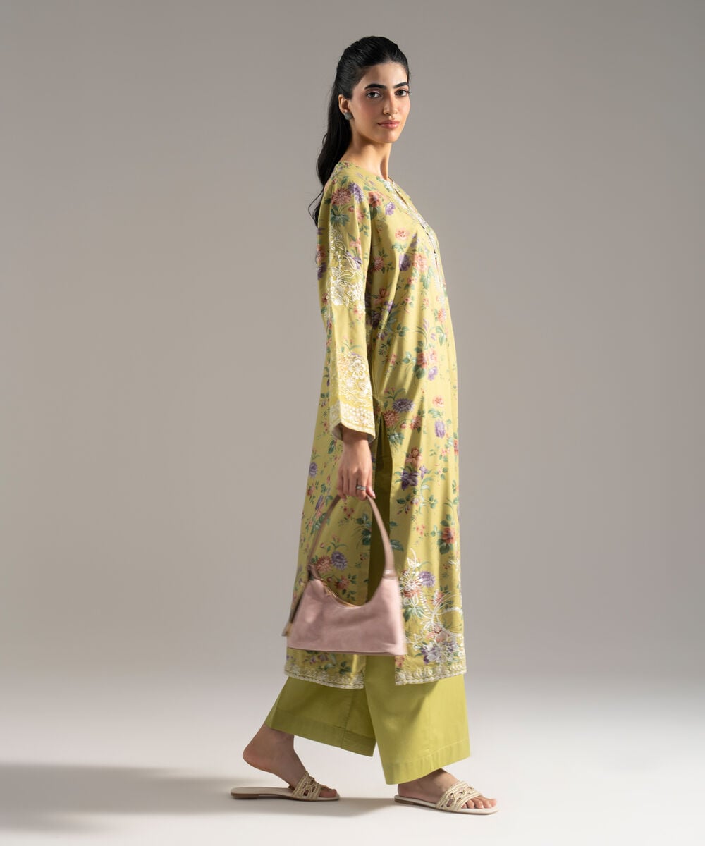 2 Piece - Embroidered Cotton Viscose Suit PBW26CHMV104
