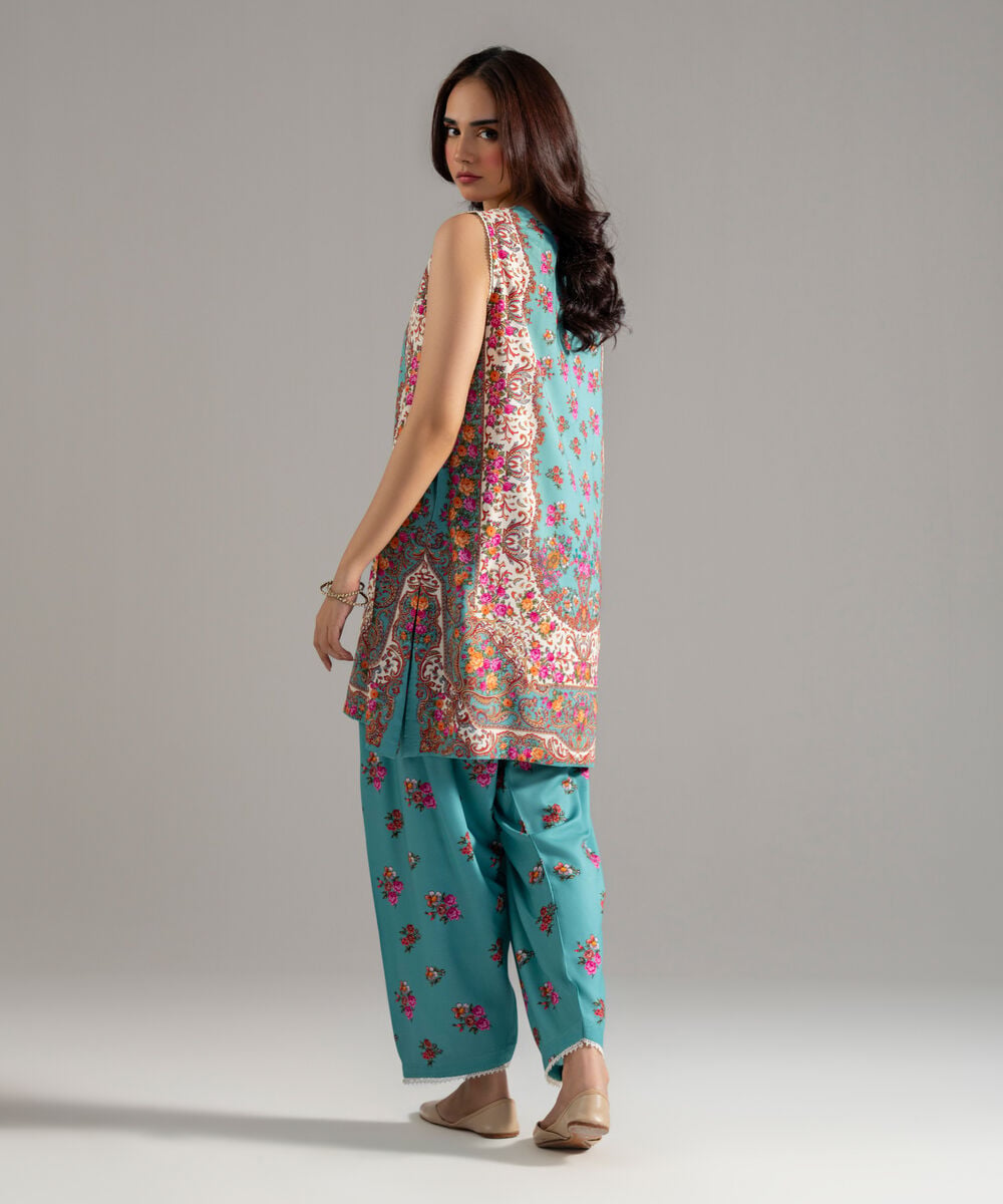 Printed Arabic Lawn Shirt PBW26CMV105S