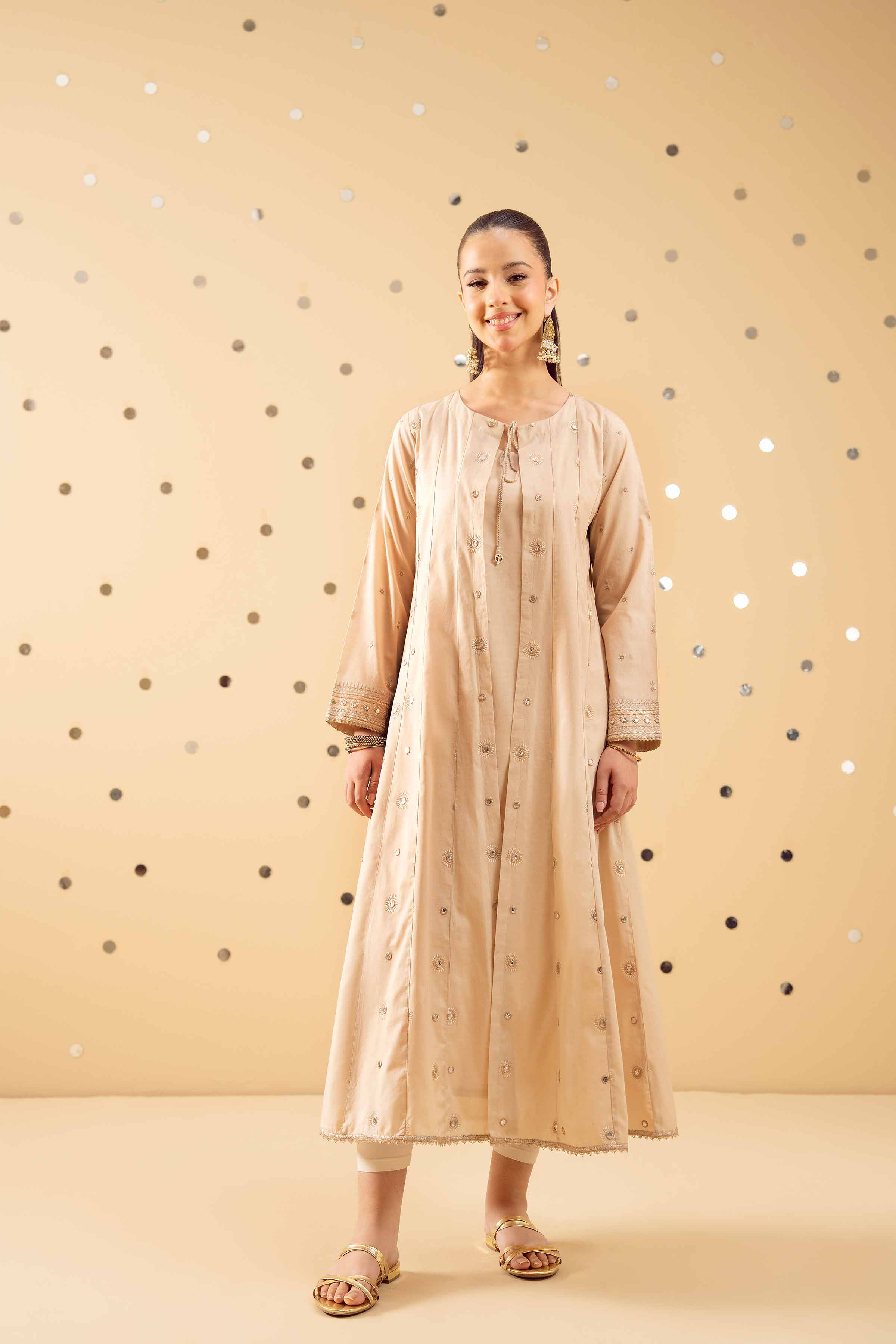 2 Piece - Embroidered Suit - PE25-379