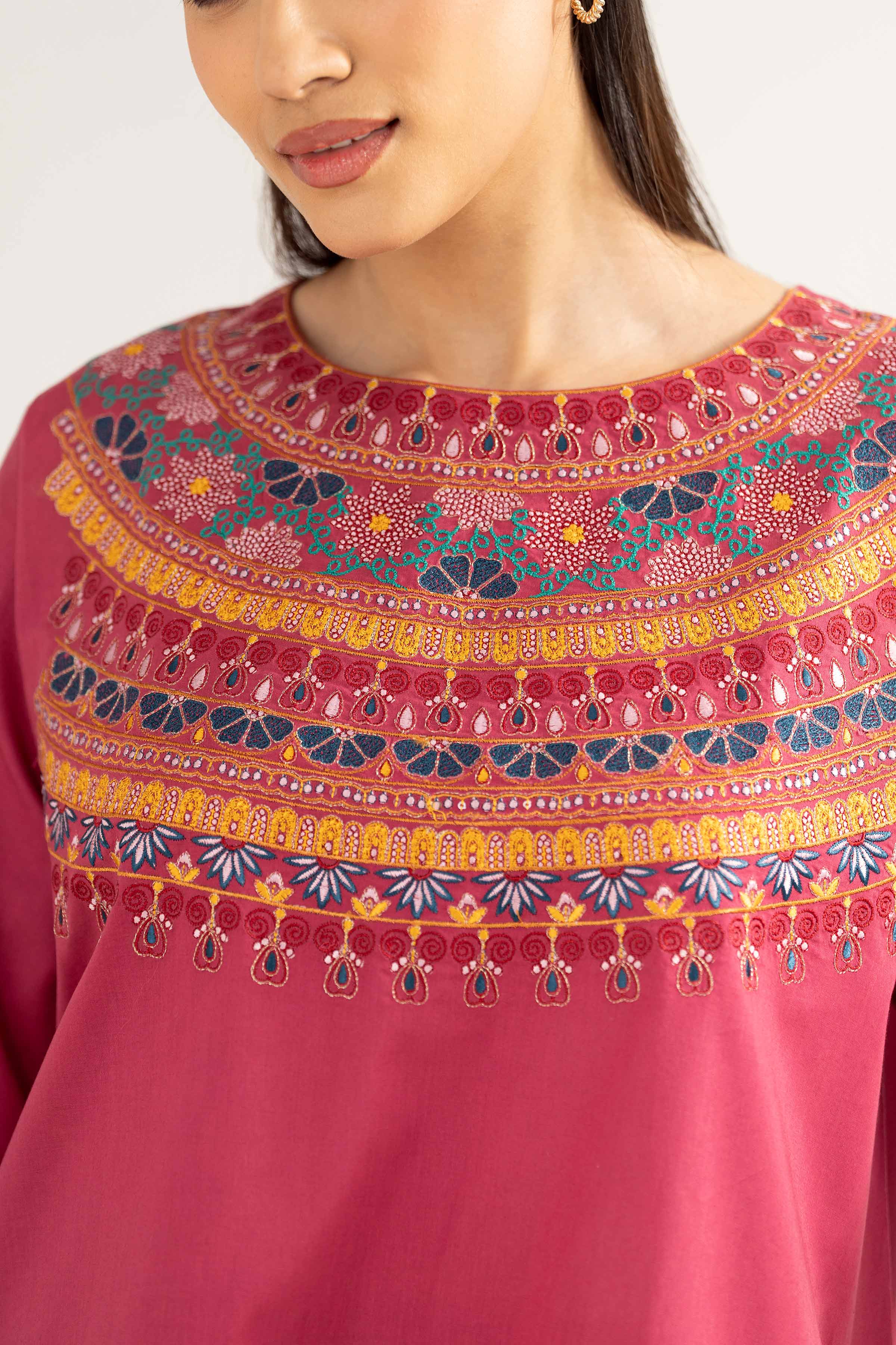 3 Piece - Embroidered Suit - PE25-470