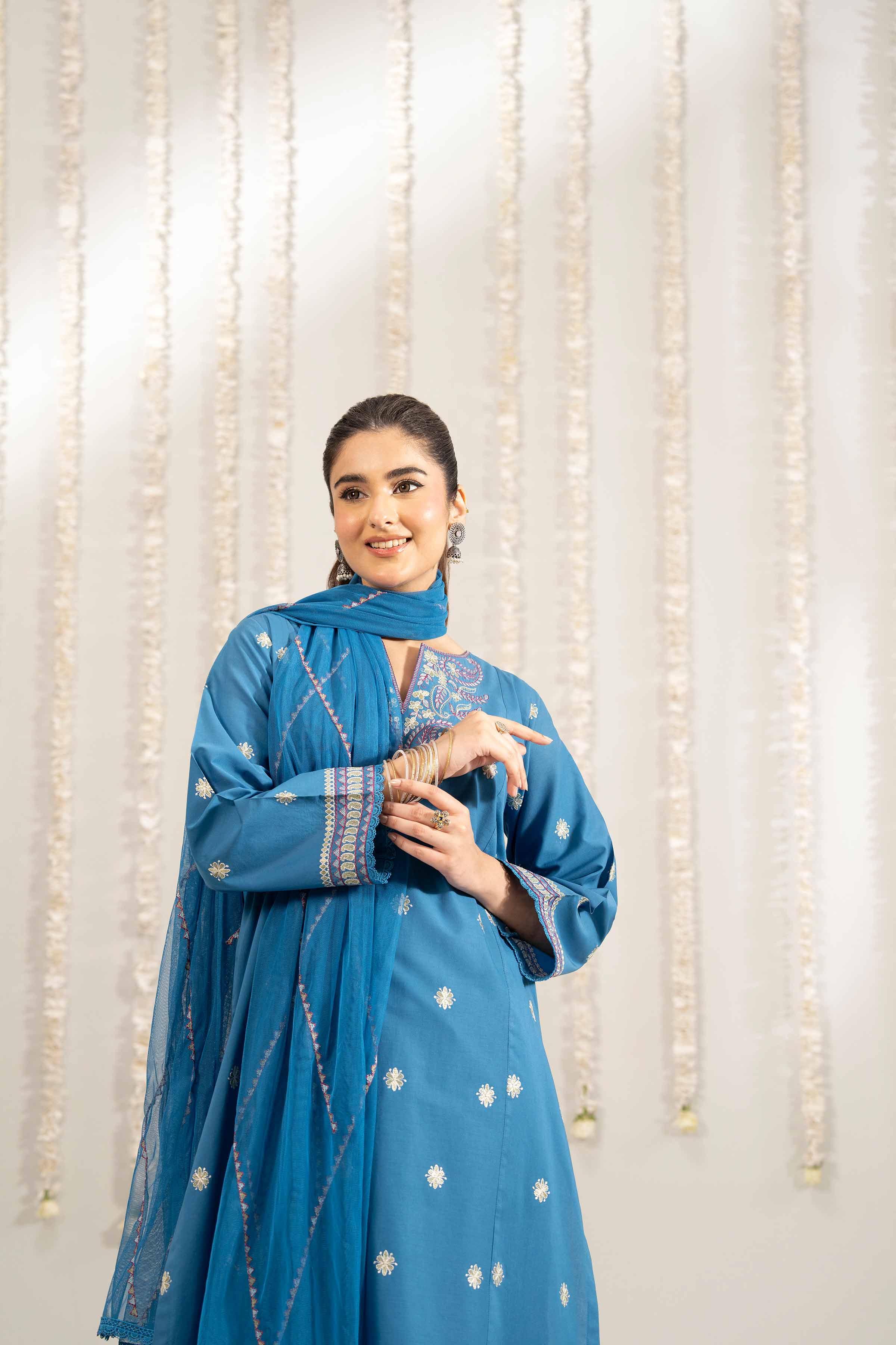 3 Piece - Embroidered Suit - PE25-481