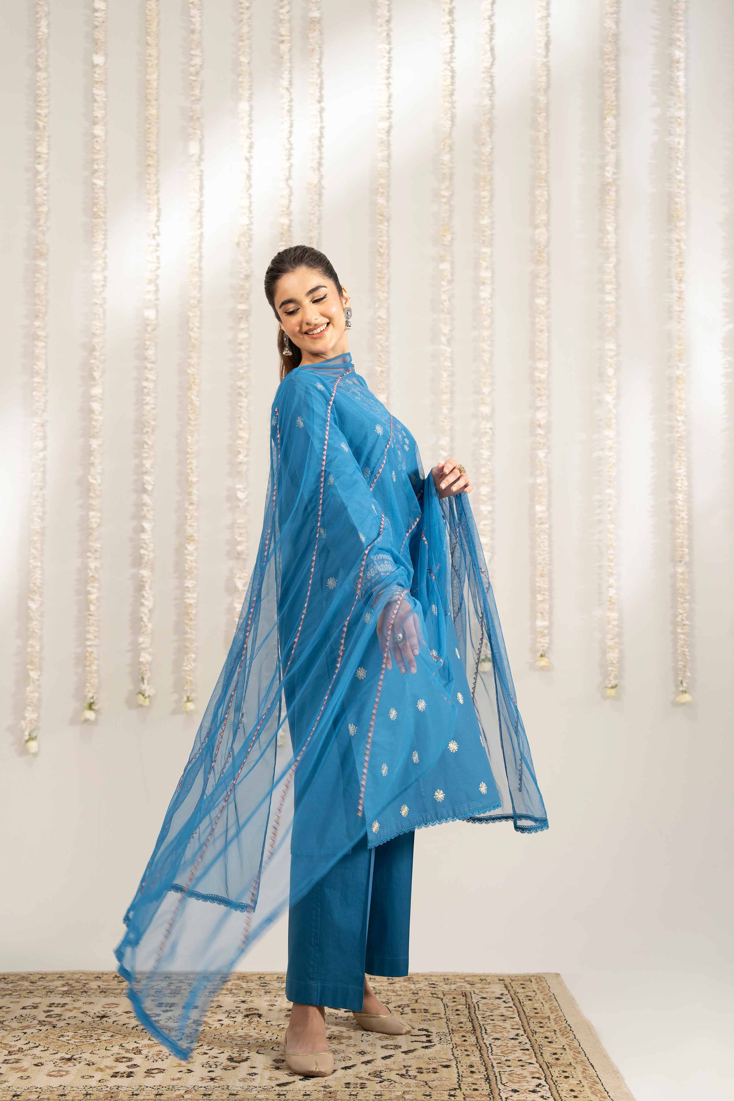 3 Piece - Embroidered Suit - PE25-481