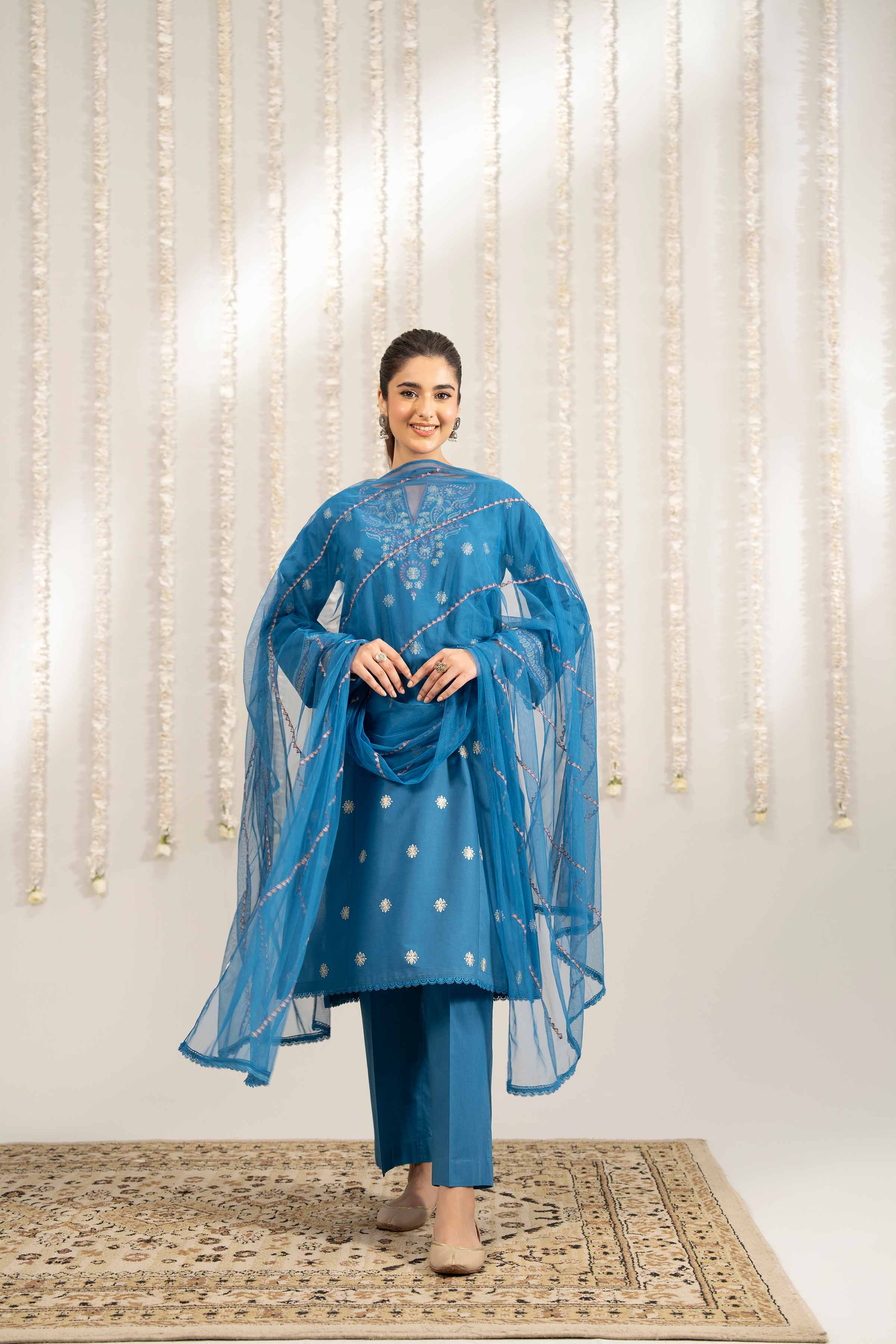 3 Piece - Embroidered Suit - PE25-481