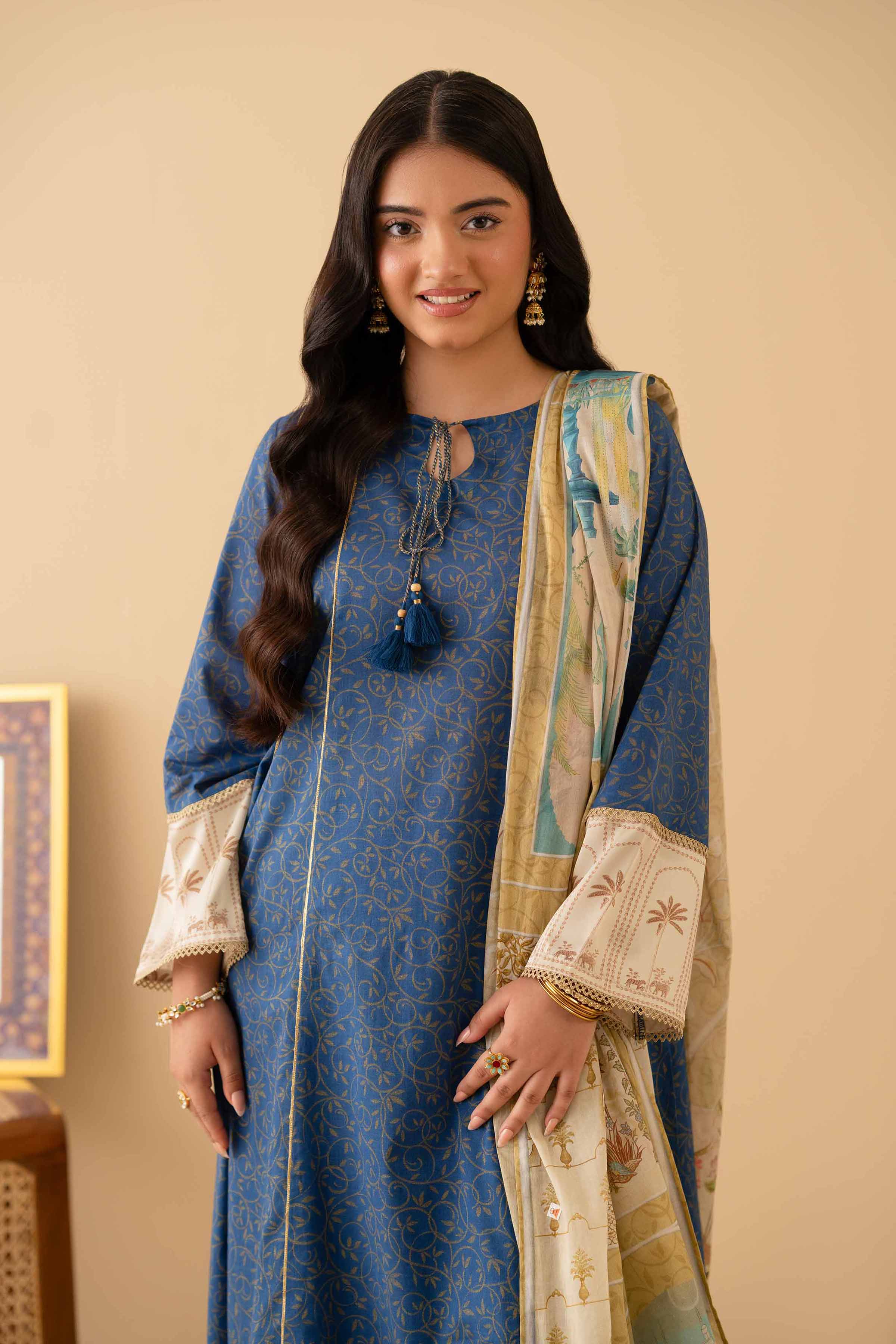 3 Piece - Printed Suit - PE25-512