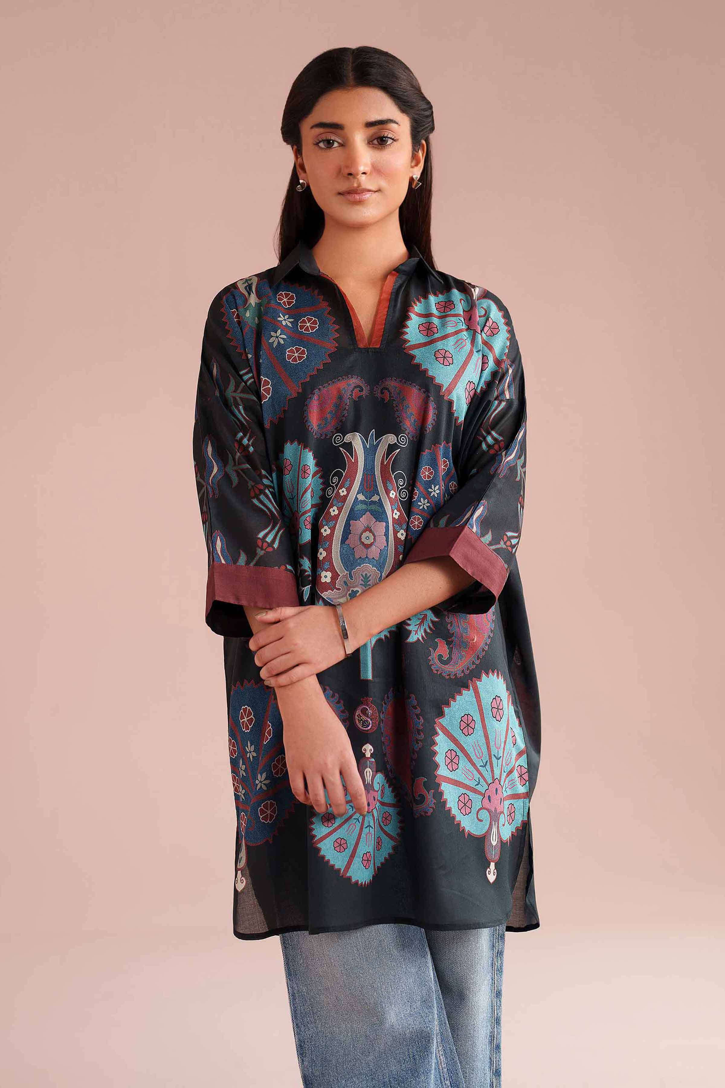 Printed Kimono - PE26-105