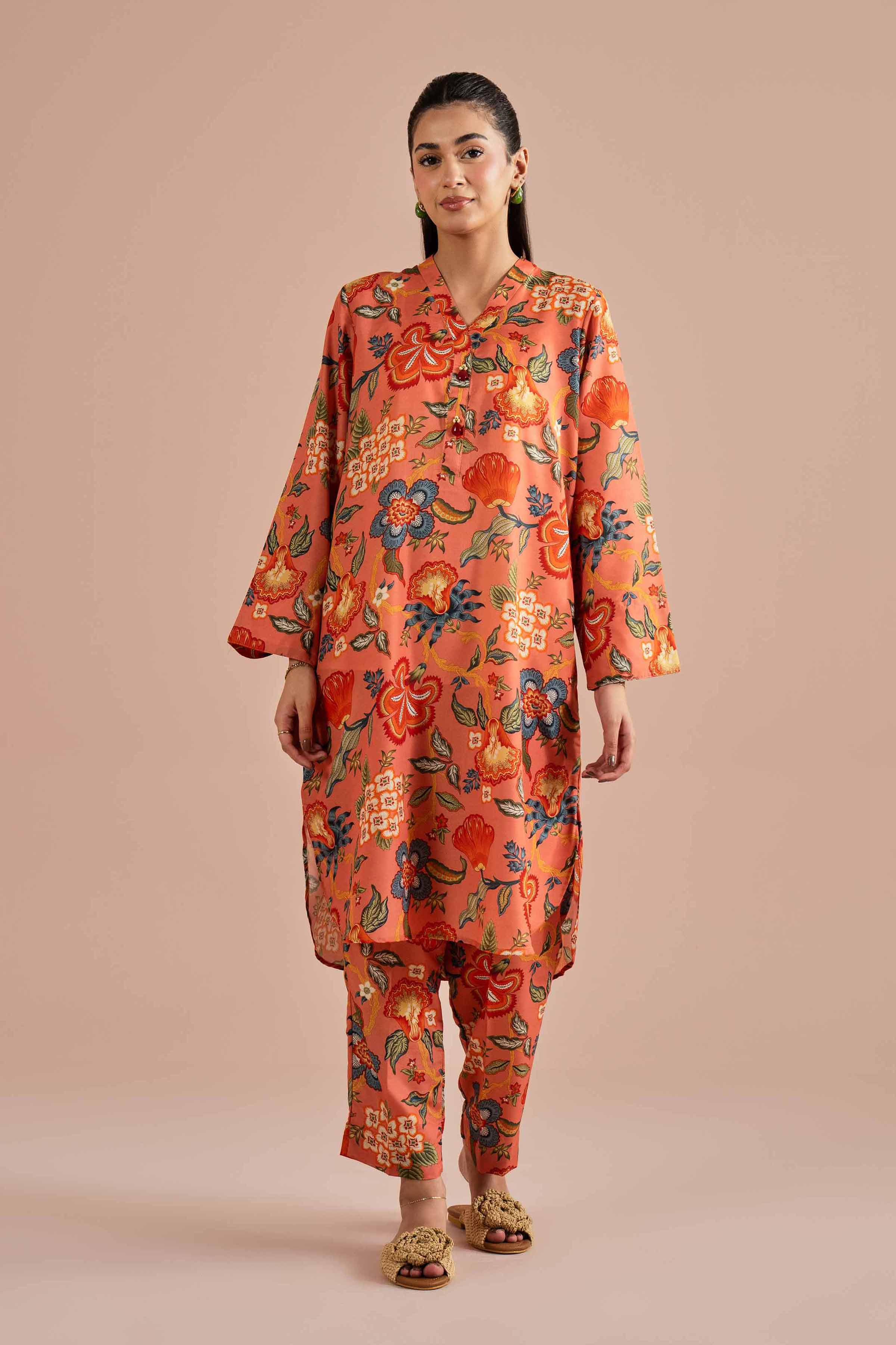 2 Piece - Printed Suit - PE26-11