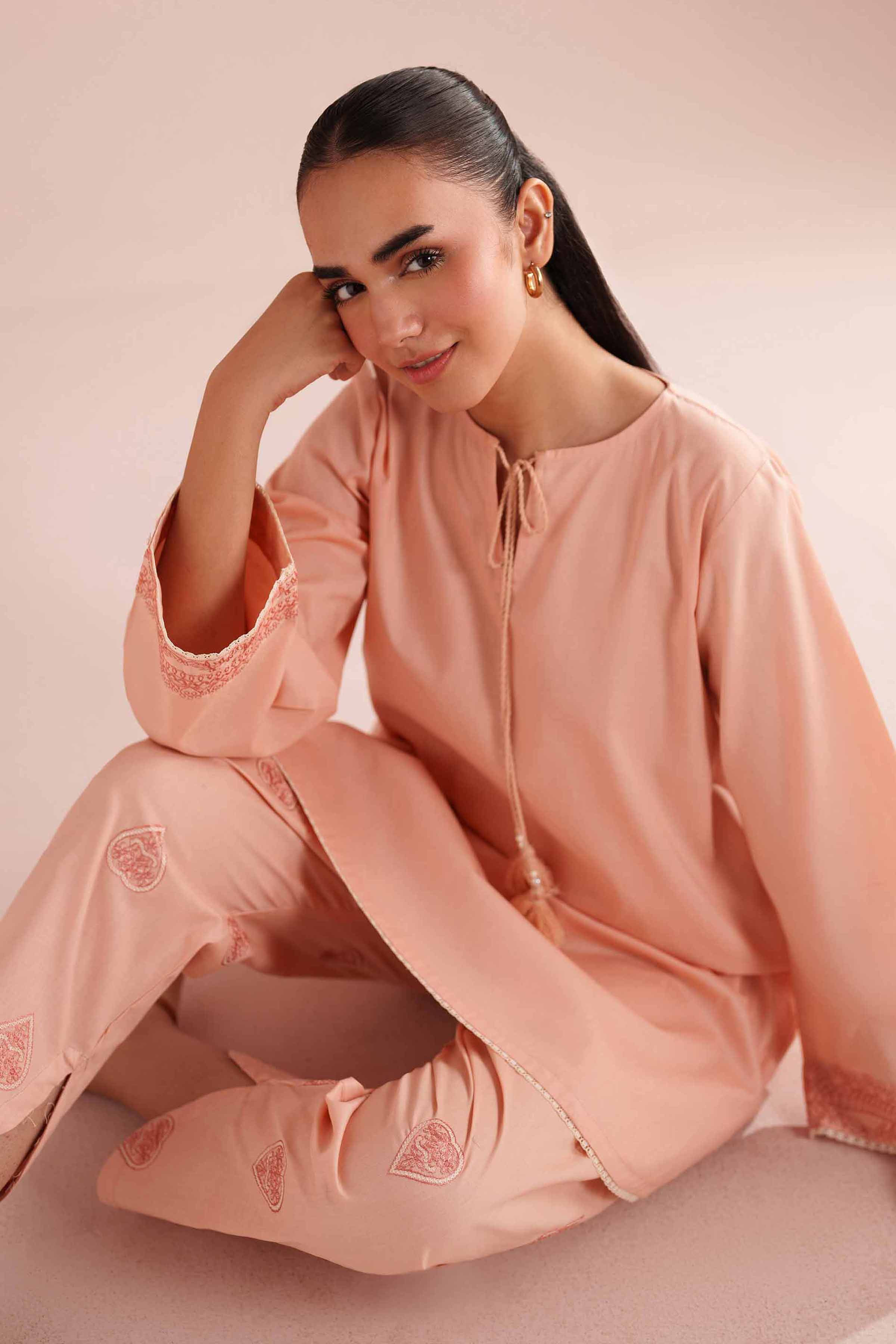 2 Piece - Embroidered Suit - PE26-150