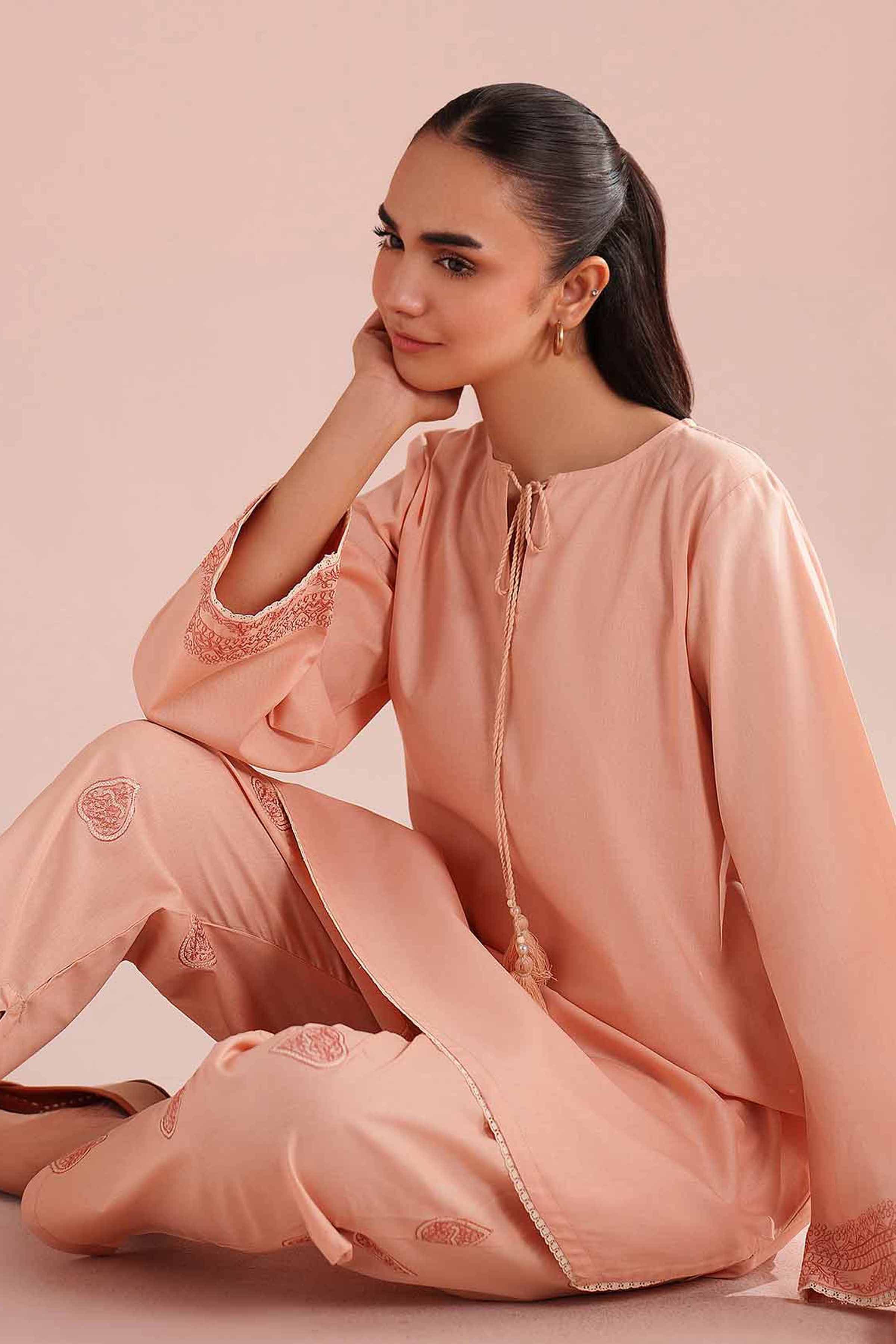 2 Piece - Embroidered Suit - PE26-150