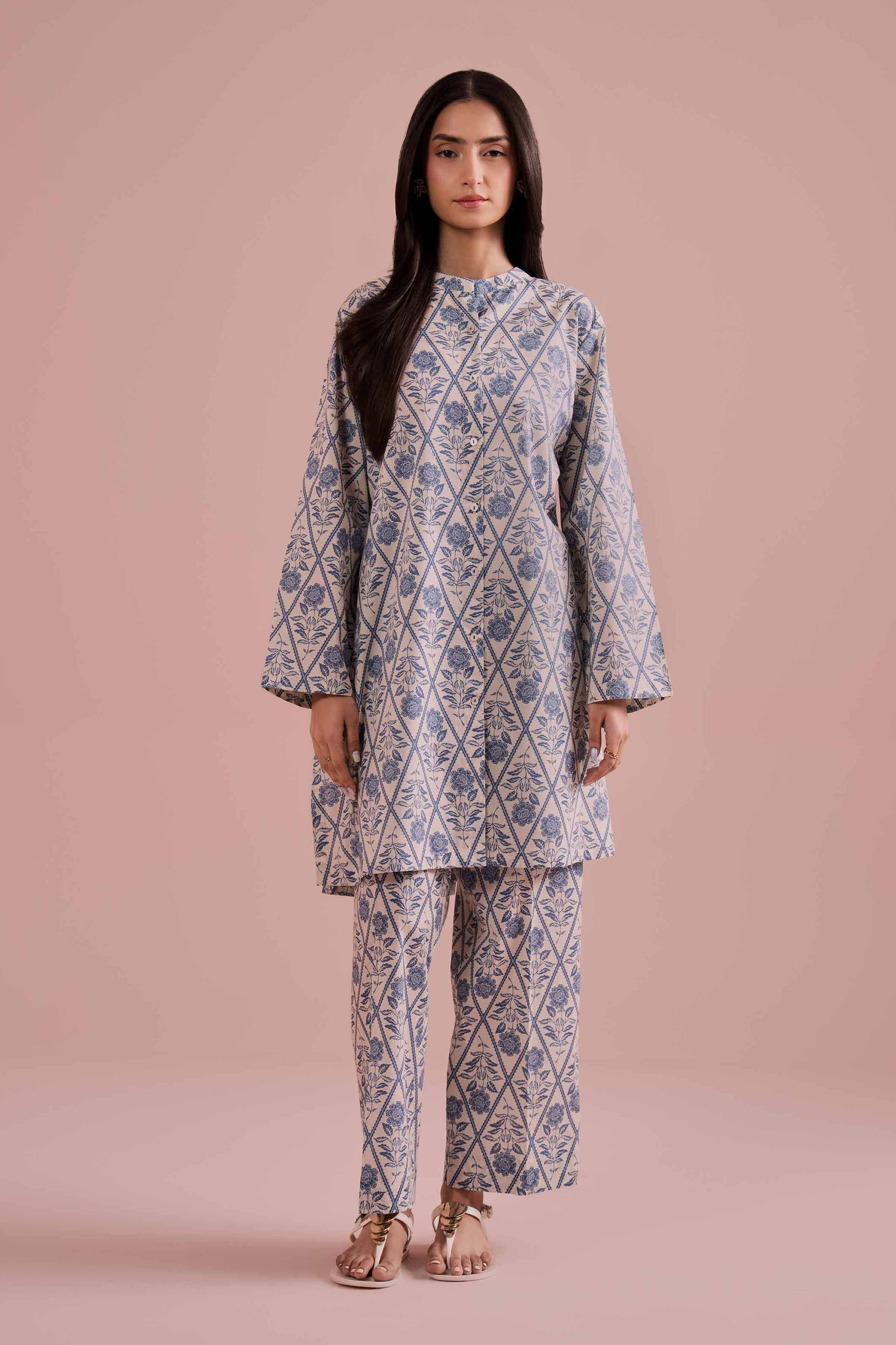 2 Piece - Printed Suit - PE26-178