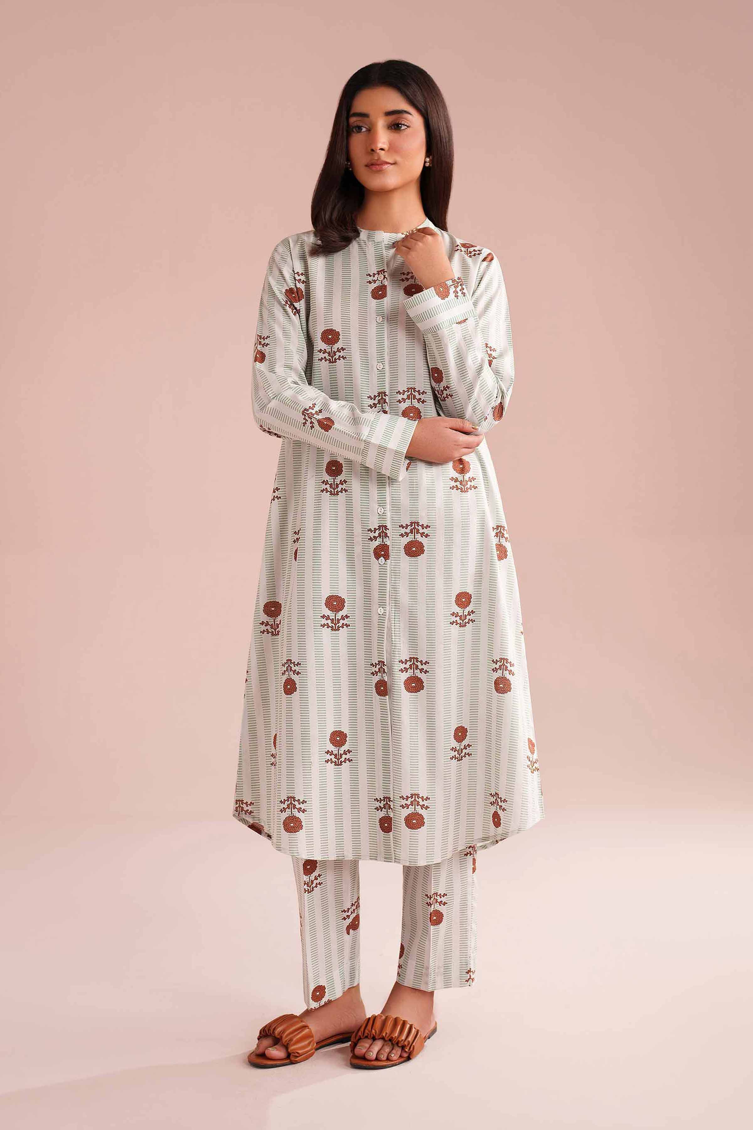 2 Piece - Printed Suit - PE26-179