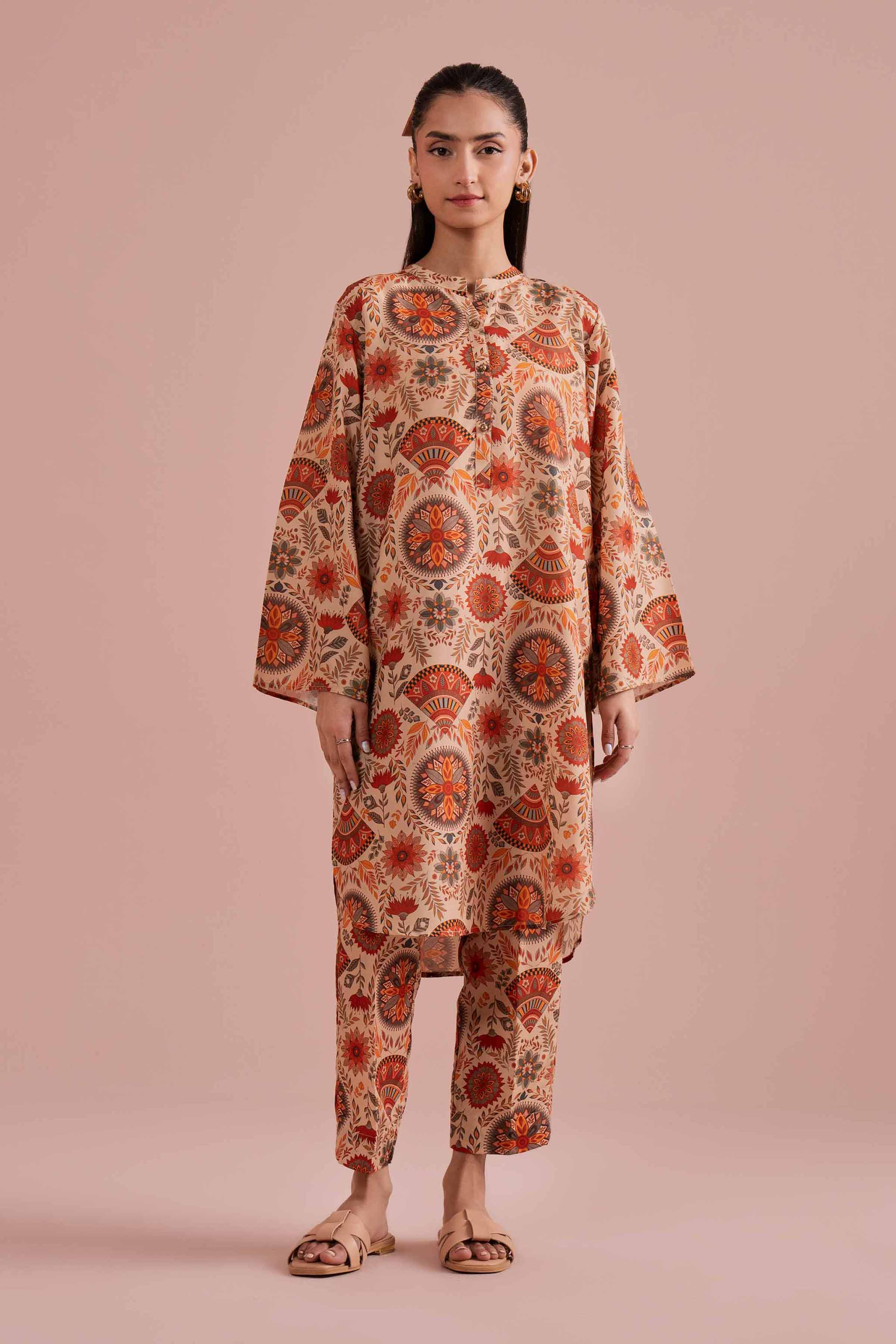 2 Piece - Printed Suit - PE26-18