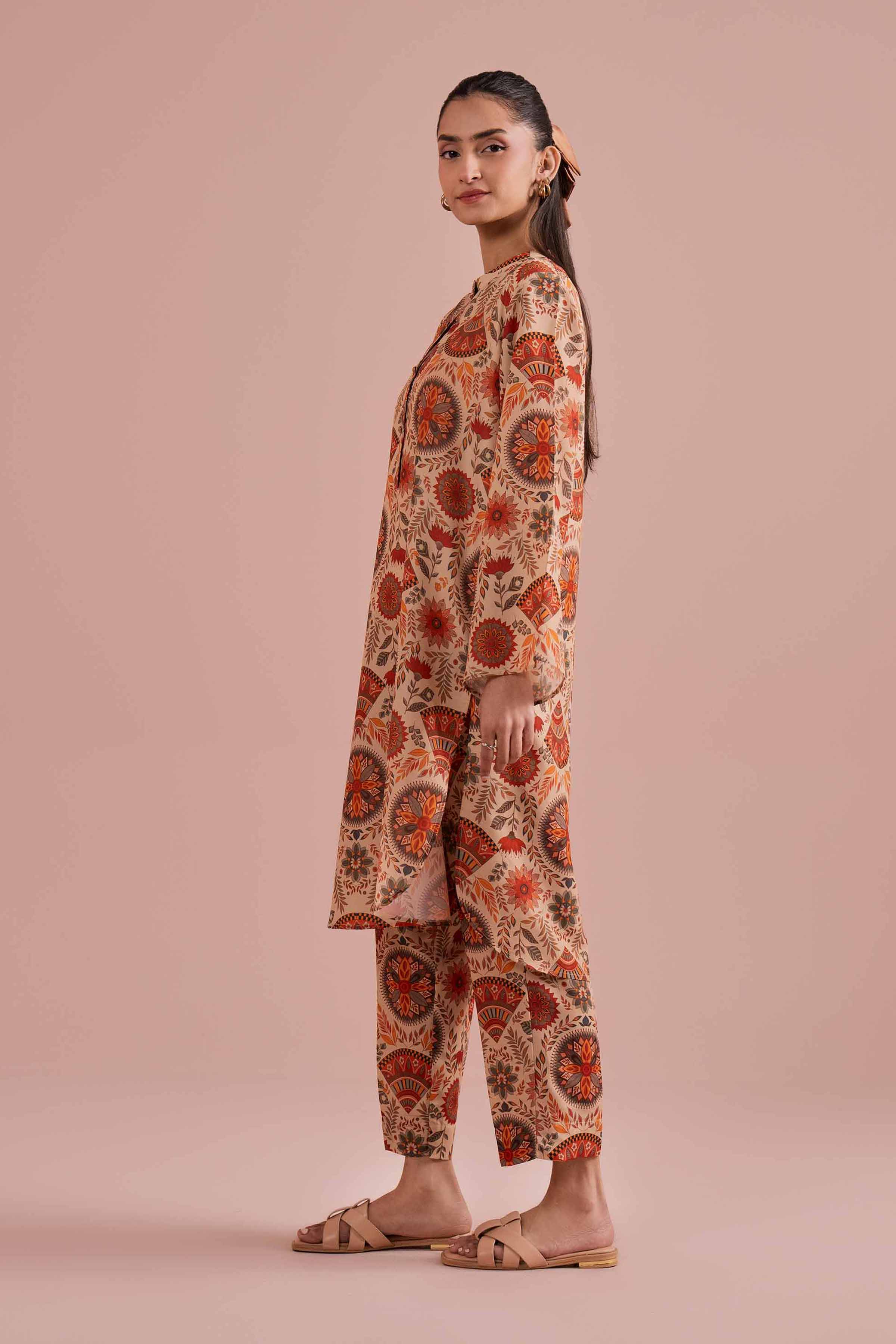 2 Piece - Printed Suit - PE26-18