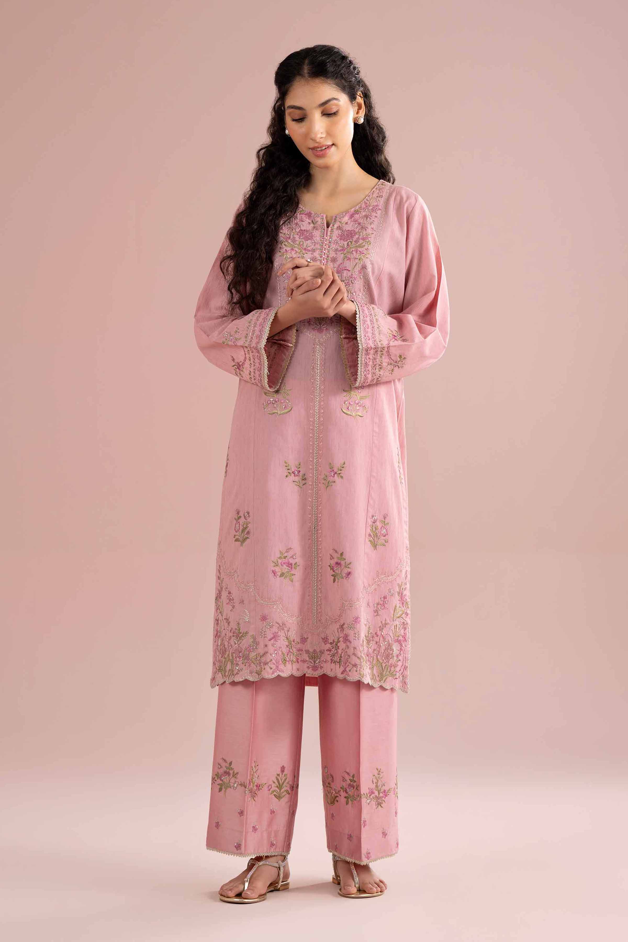 2 Piece - Embroidered Suit - PE26-231