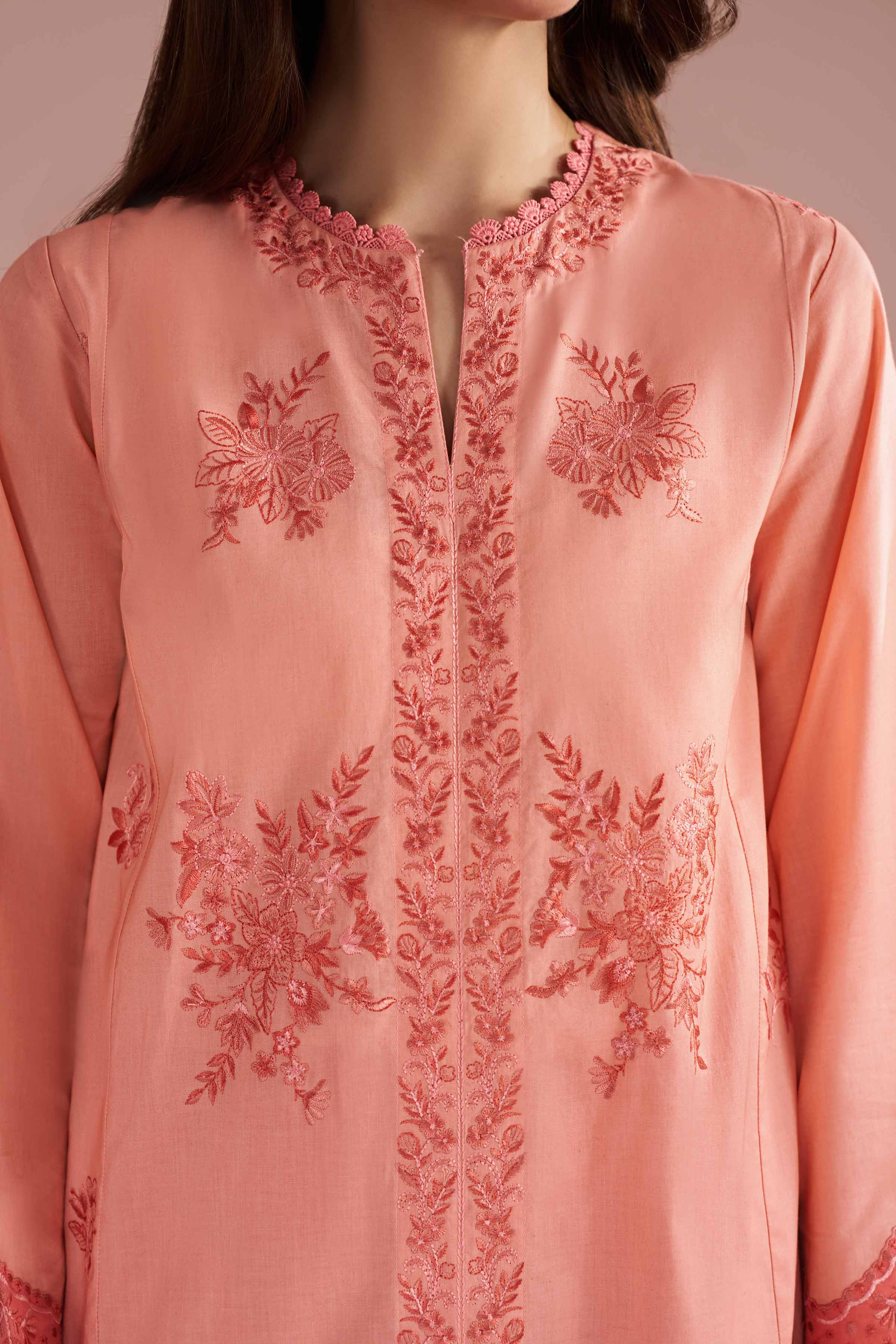 2 Piece - Embroidered Suit - PE26-240