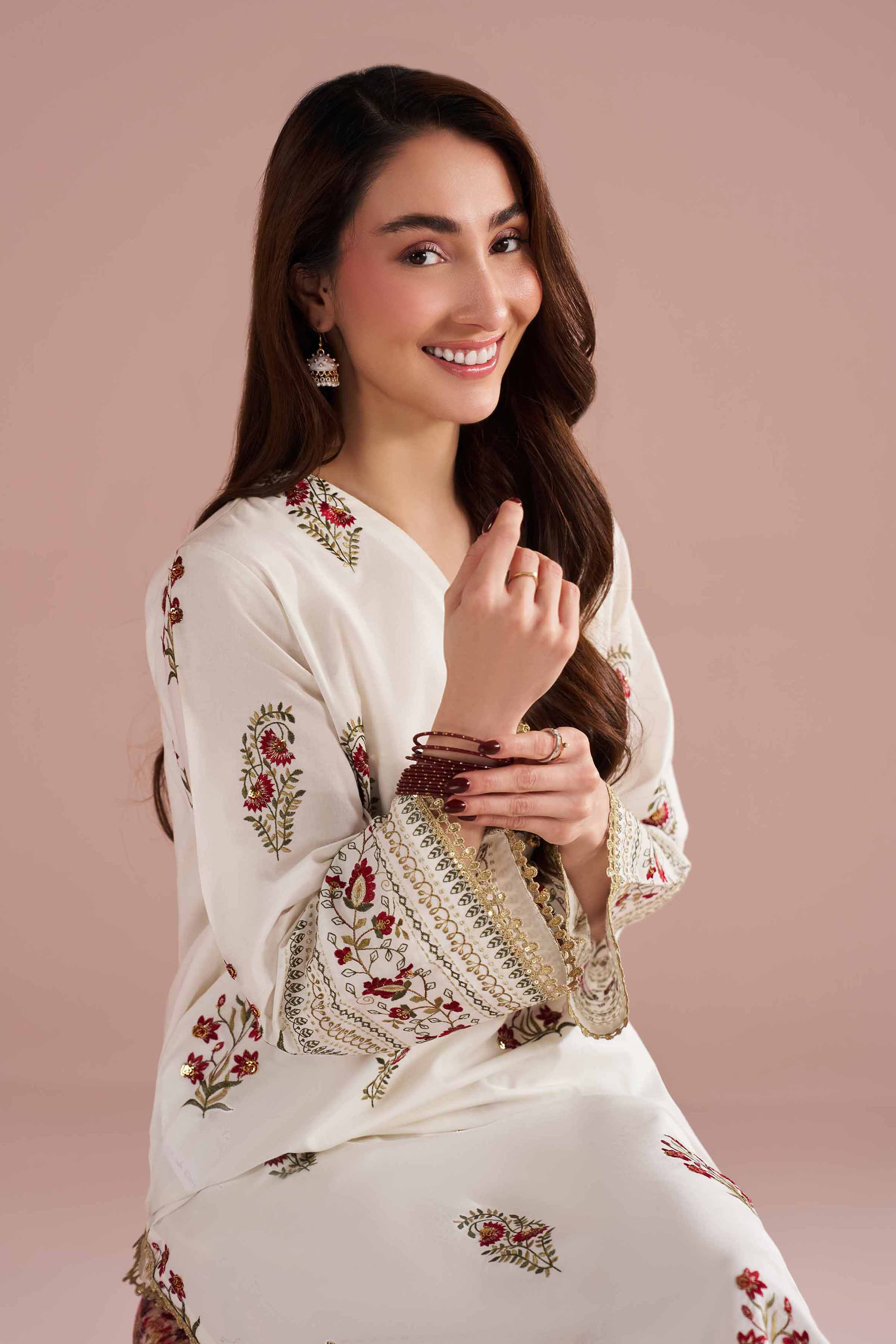 2 Piece - Embroidered Suit - PE26-242
