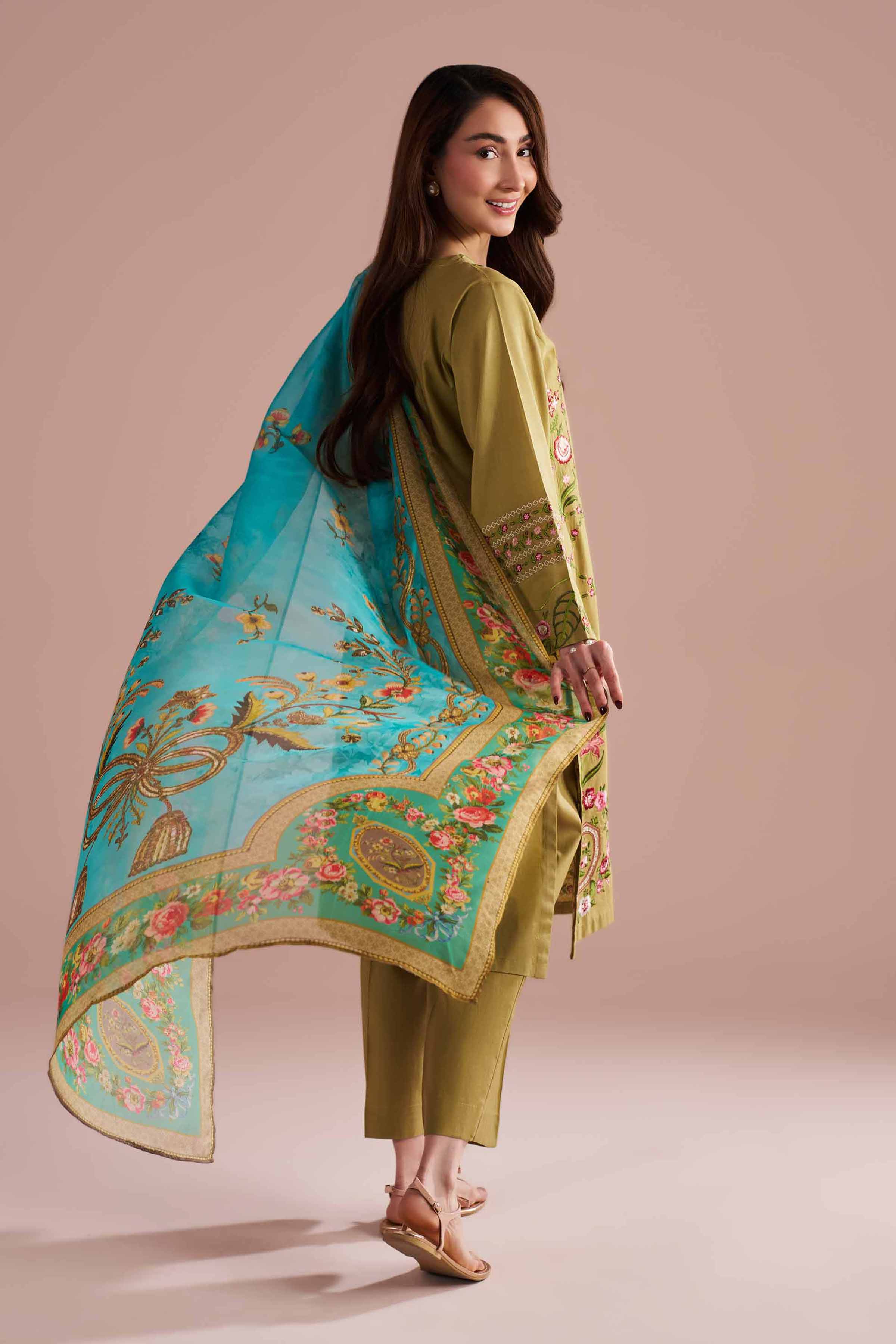 3 Piece - Embroidered Suit - PE26-321