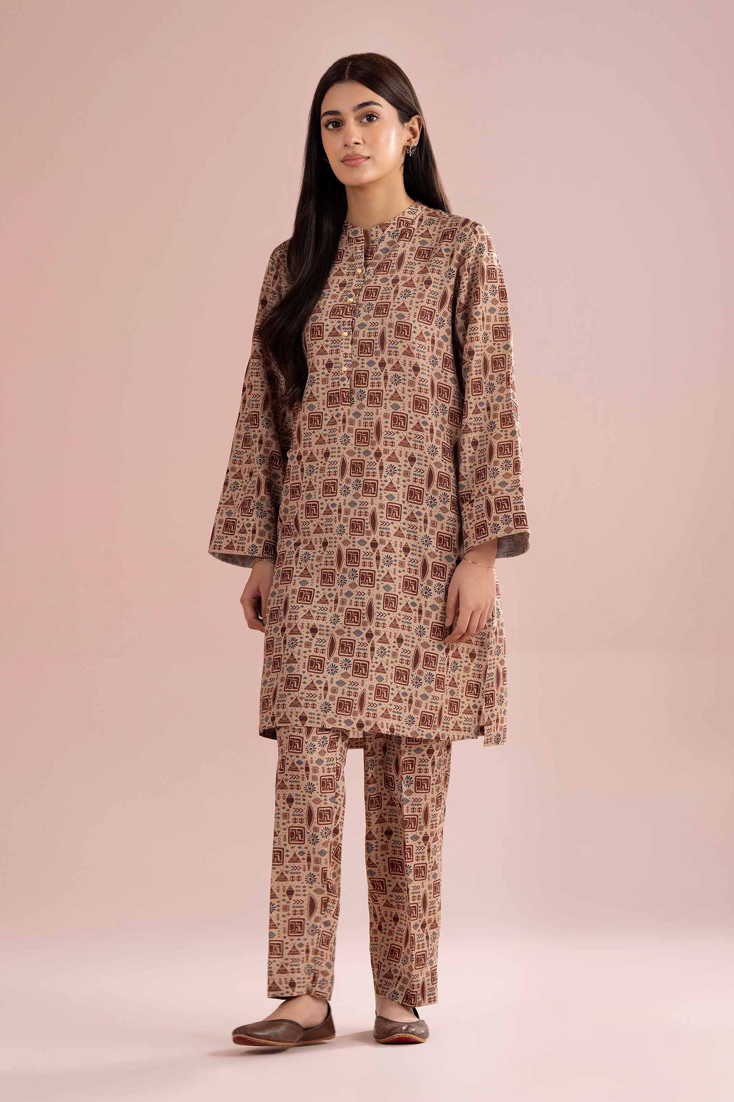 2 Piece - Printed Suit - PE26-347