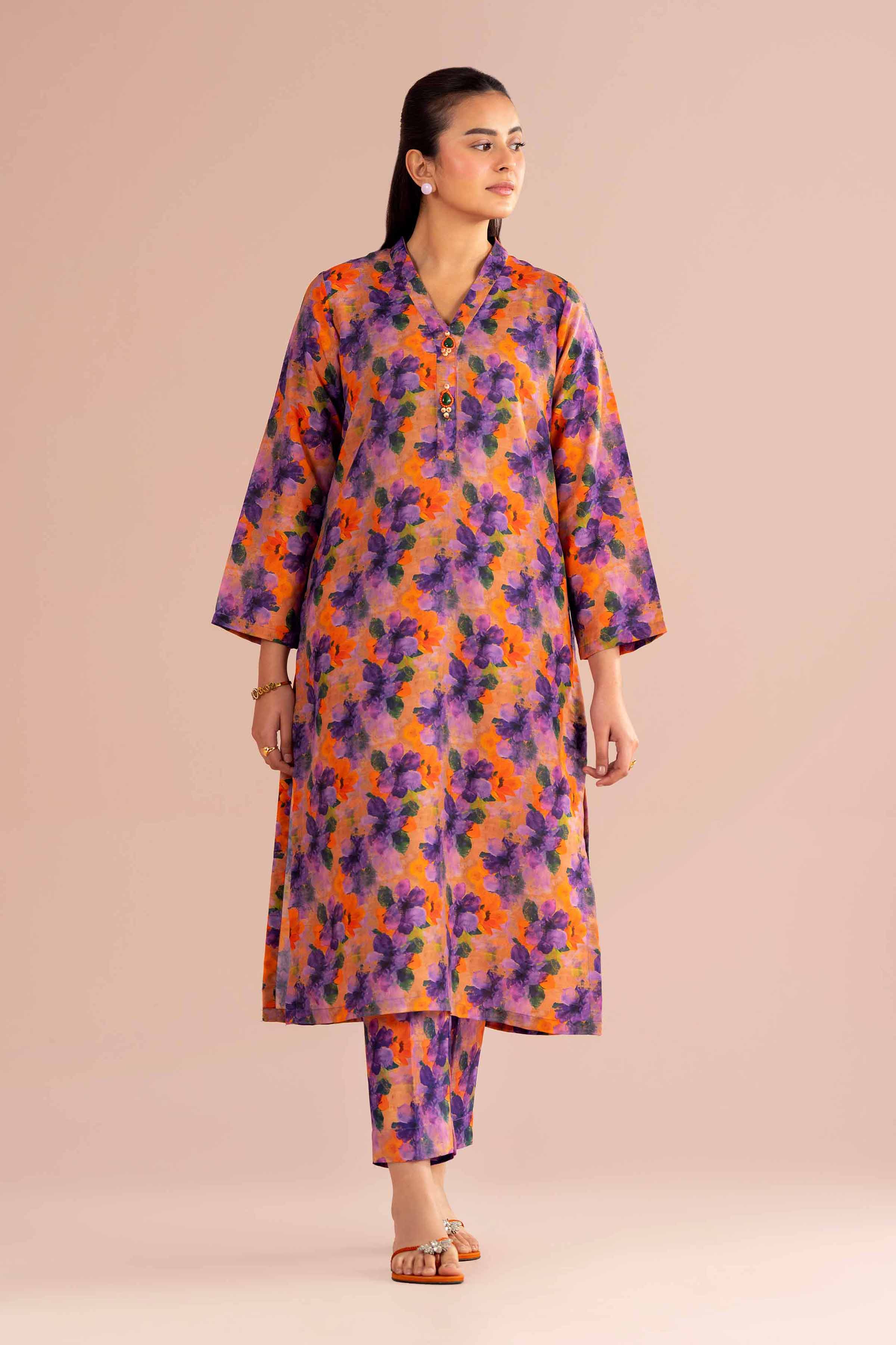 2 Piece - Printed Suit - PE26-361