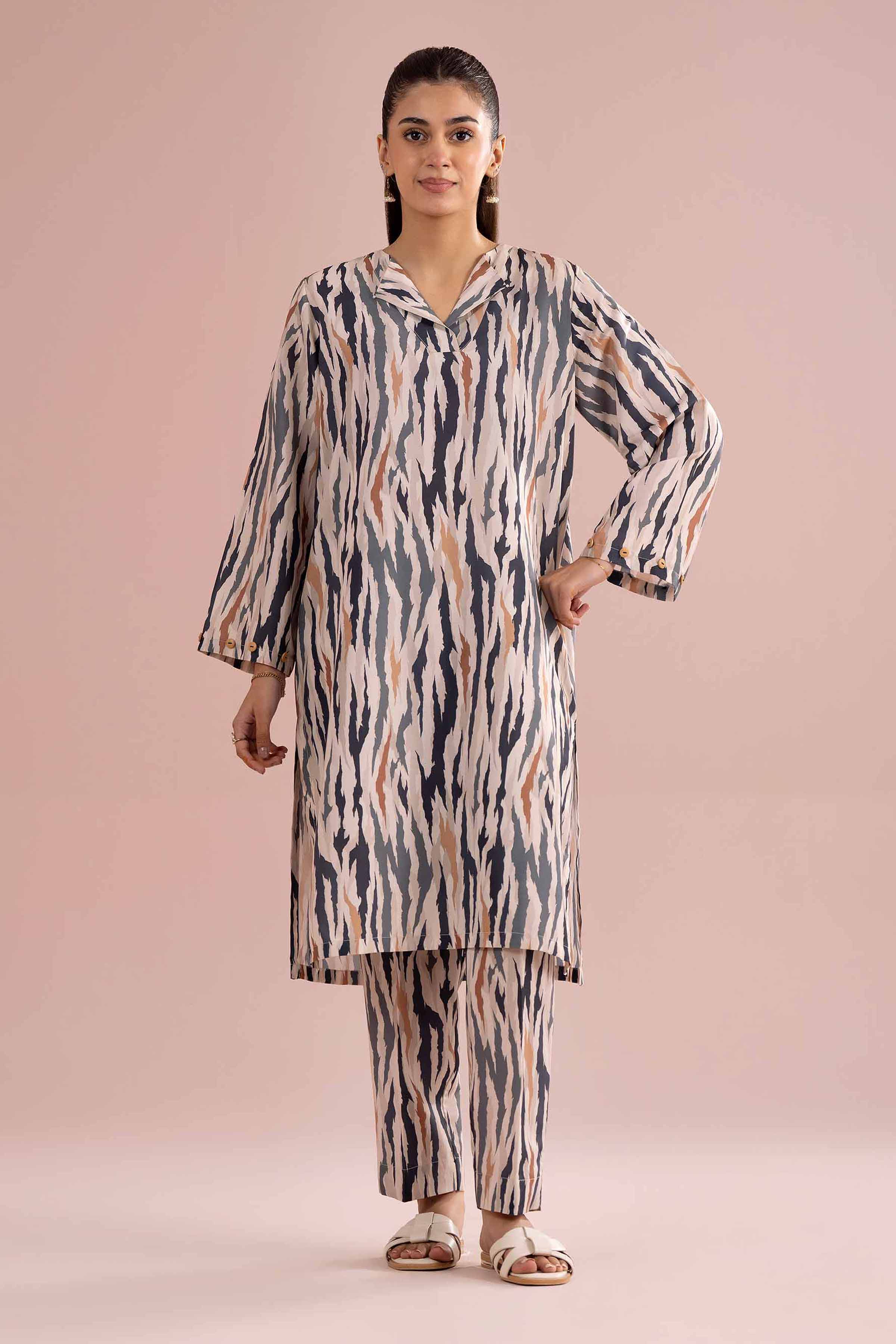 2 Piece - Printed Suit - PE26-365