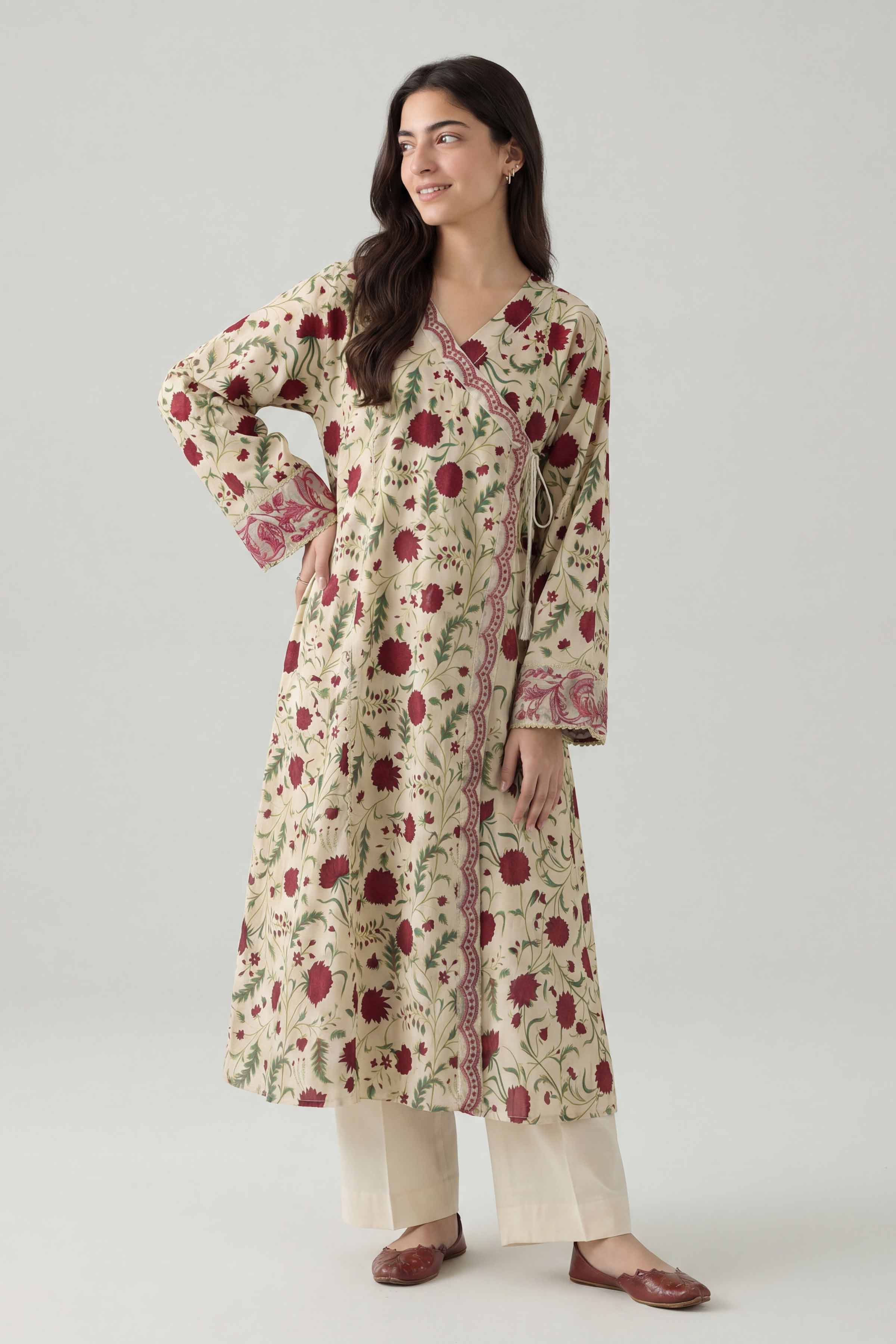 Printed Embroidered Shirt - PE26-374