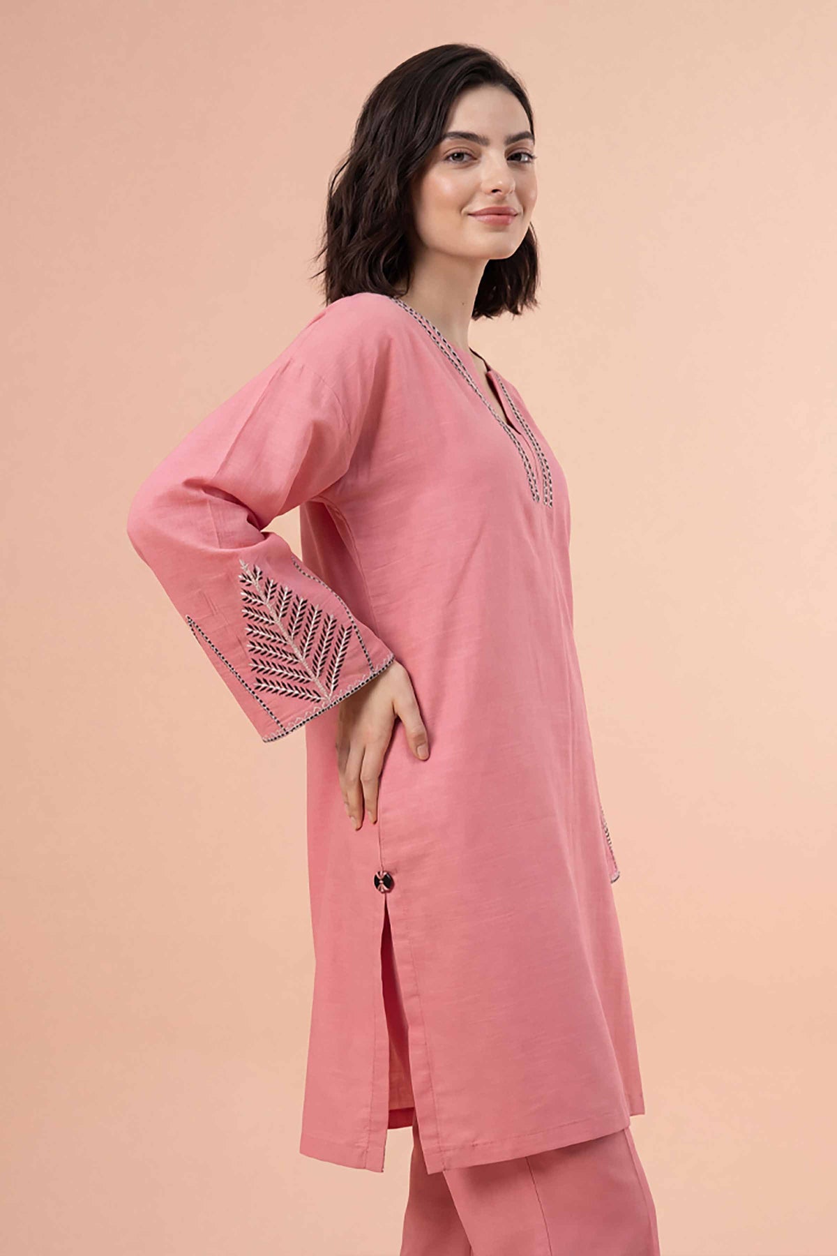 2 Piece - Embroidered Suit - PE26-397
