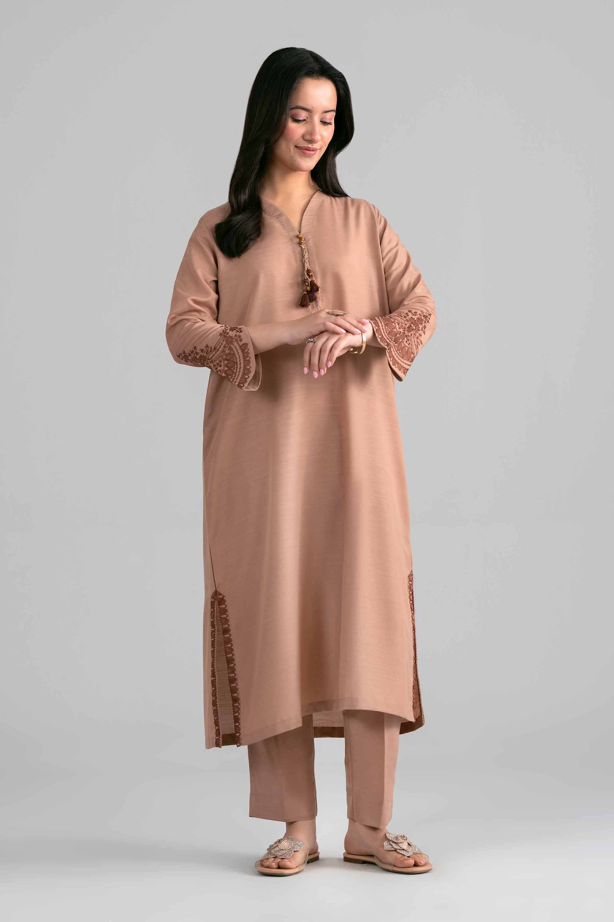 2 Piece - Embroidered Suit - PE26-399