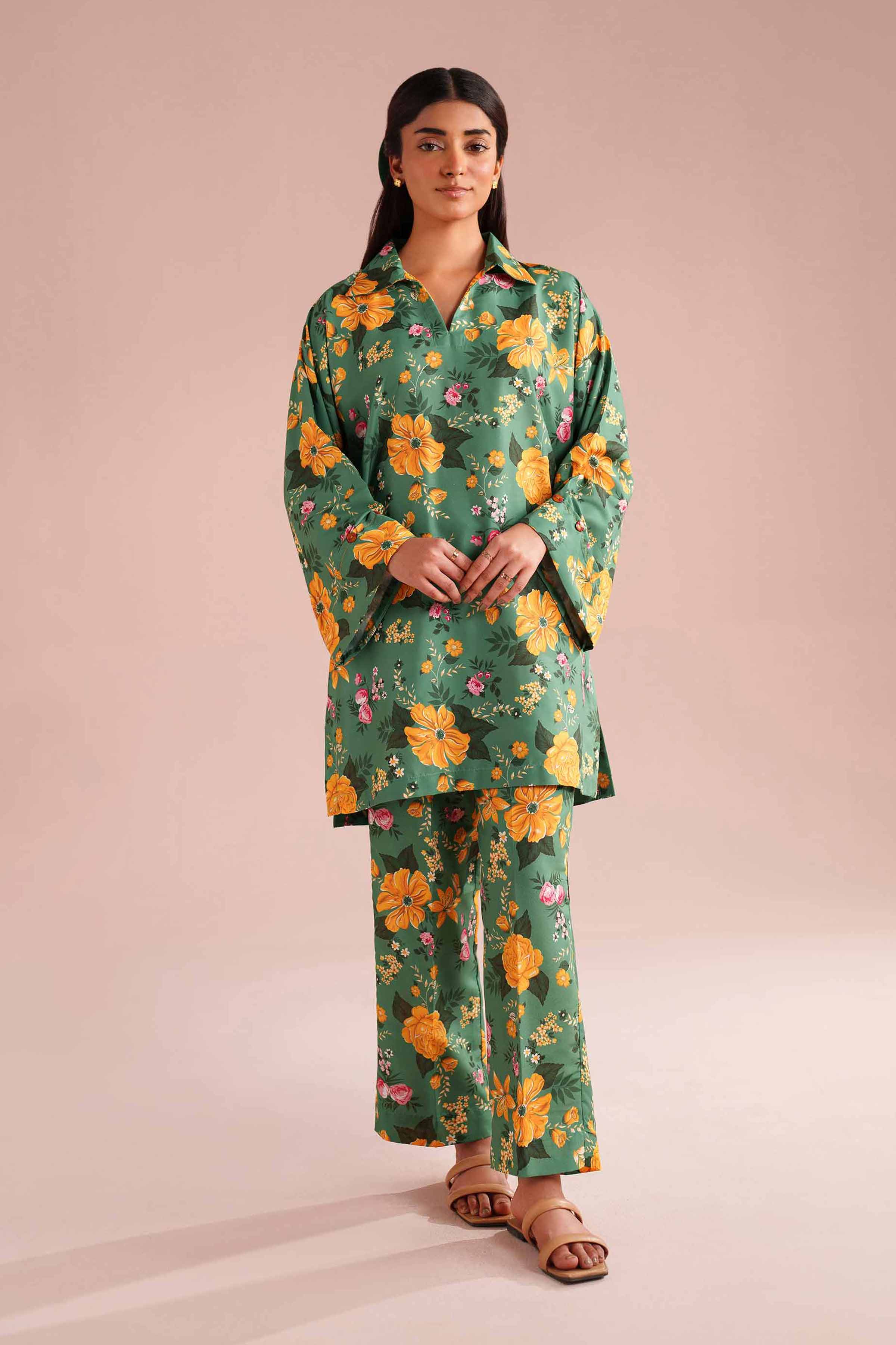 2 Piece - Printed Suit - PE26-431