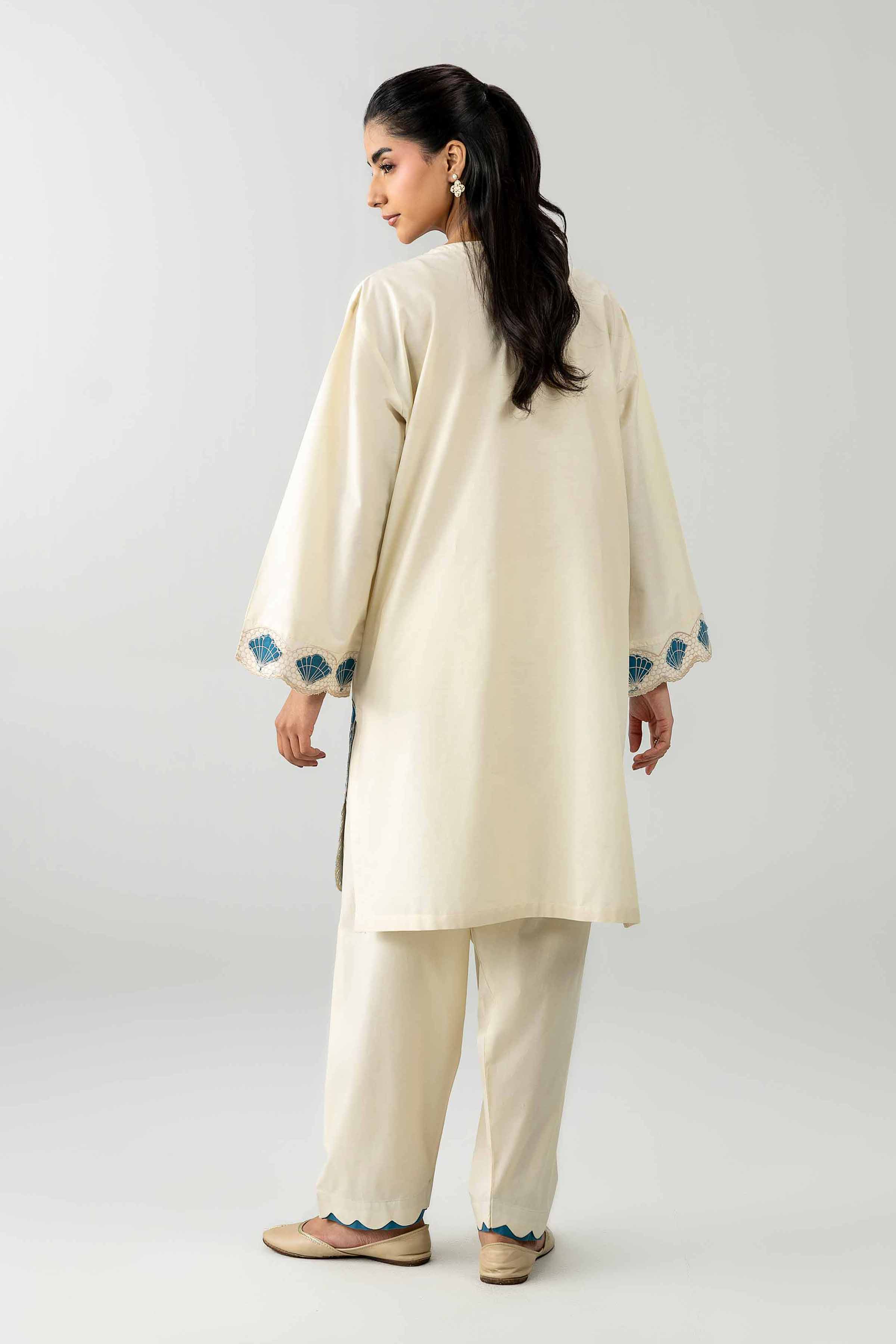 2 Piece - Embroidered Suit - PE26-452