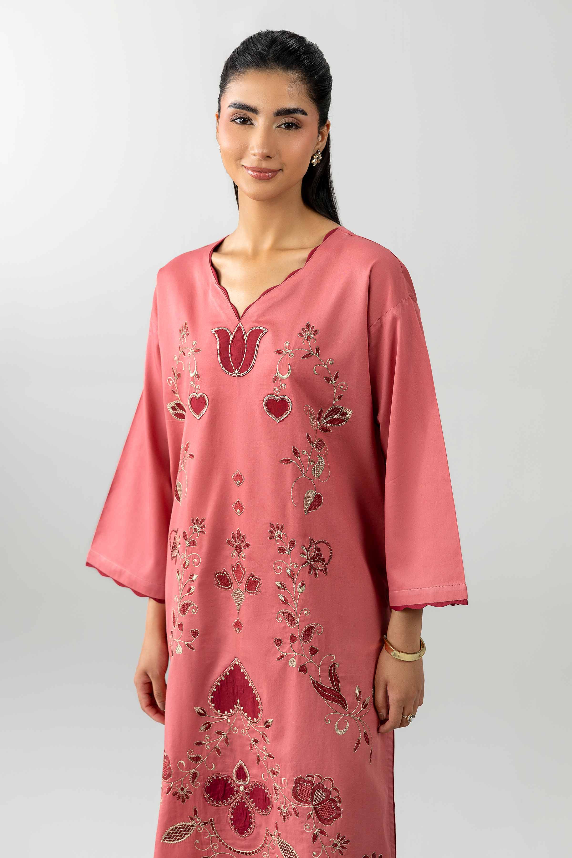 2 Piece - Embroidered Suit - PE26-467