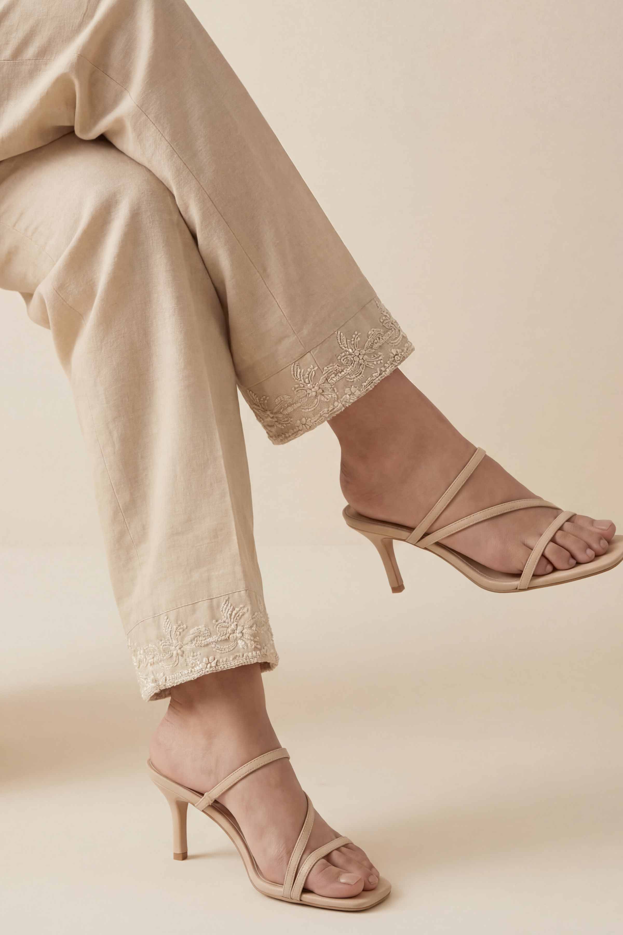 Embroidered Trousers - PE26-636