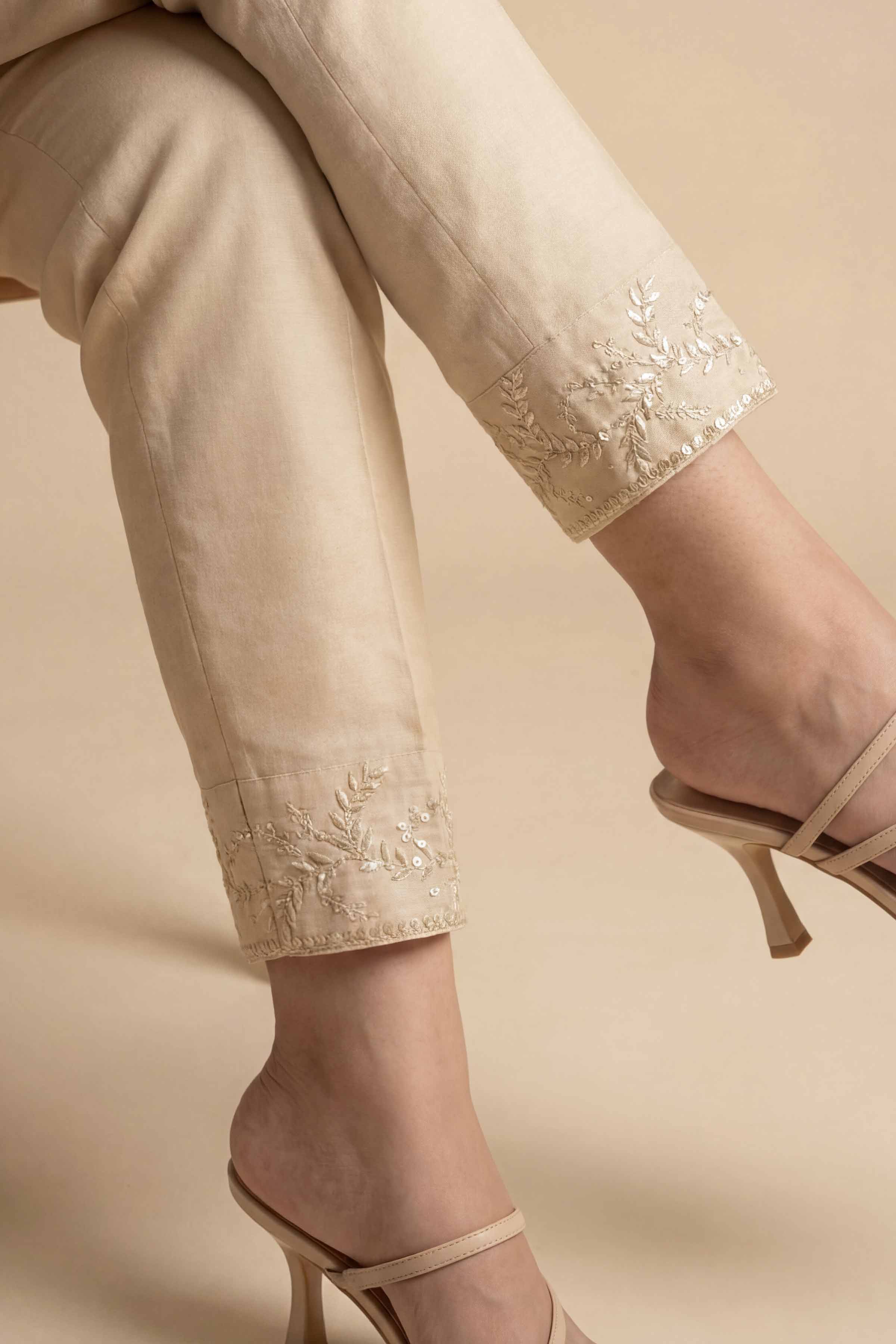 Embroidered Trousers - PE26-648