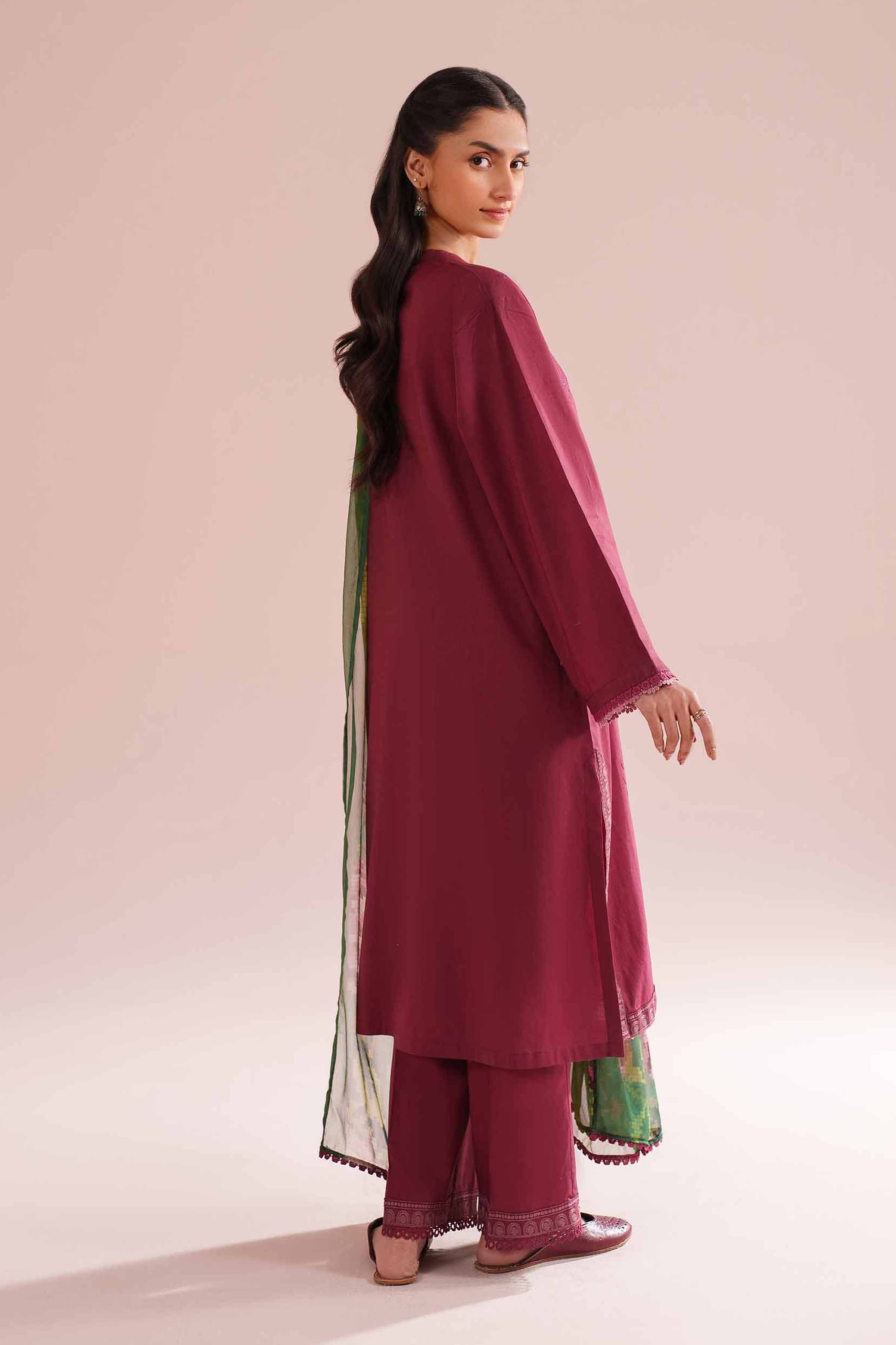 3 Piece - Embroidered Suit - PE26-66
