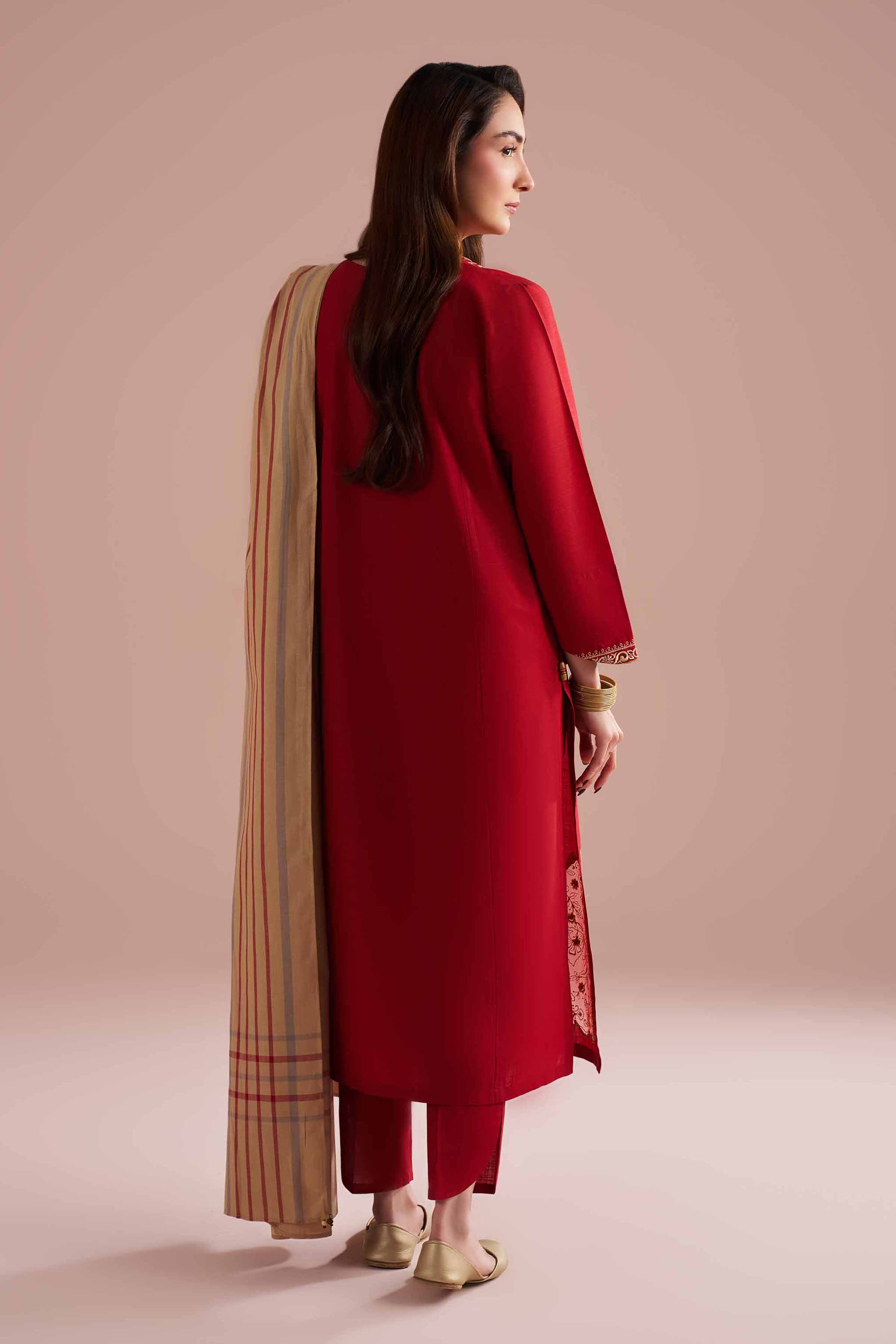 3 Piece - Embroidered Suit - PE26-80