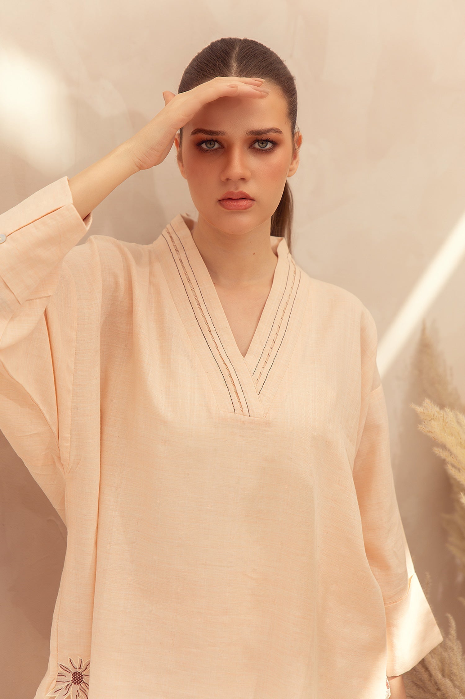 Peach Puff Matching Set