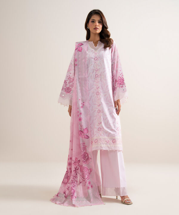 3 Piece - Embroidered Lawn Suit