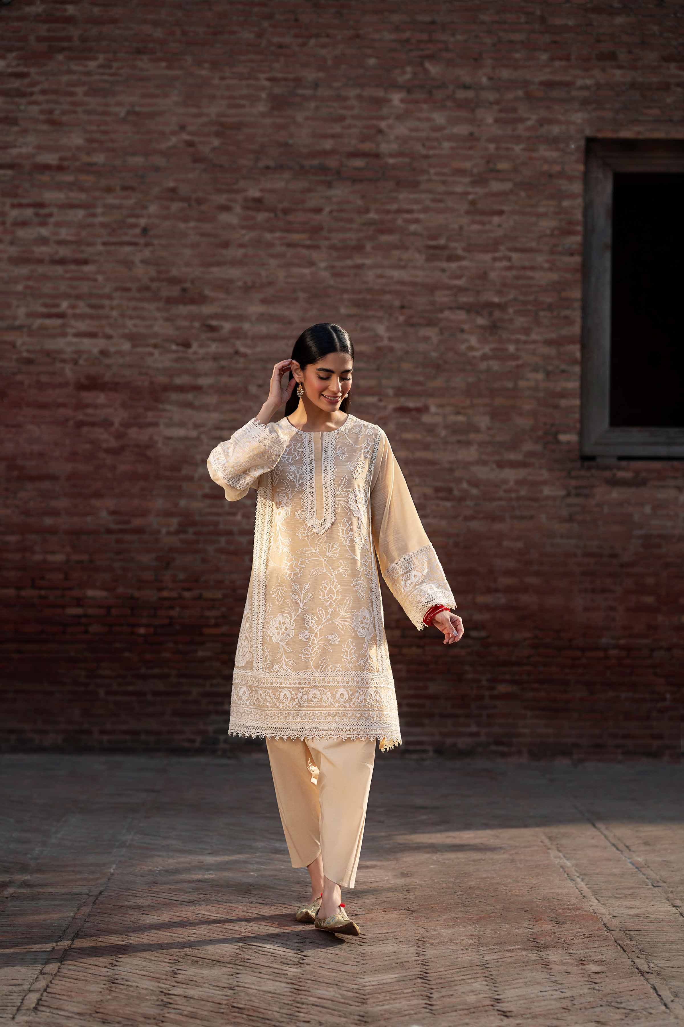 2 Piece - Embroidered Suit - PFE25-01