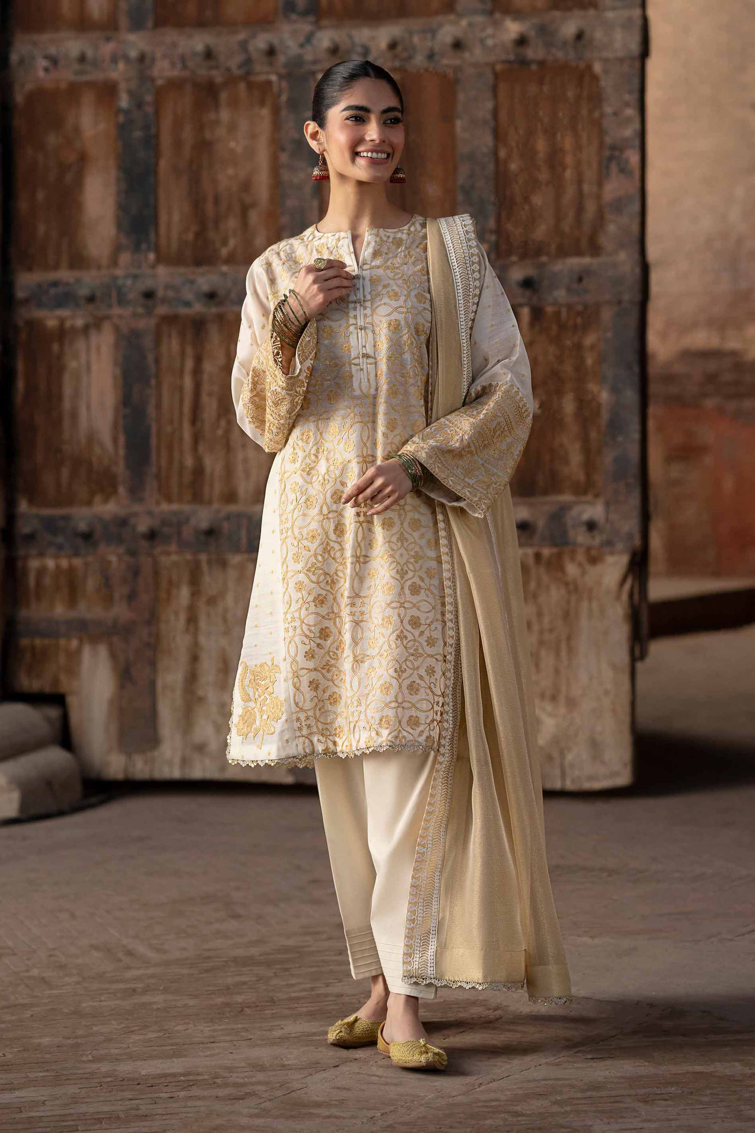 3 Piece - Embroidered Suit - PFE25-03