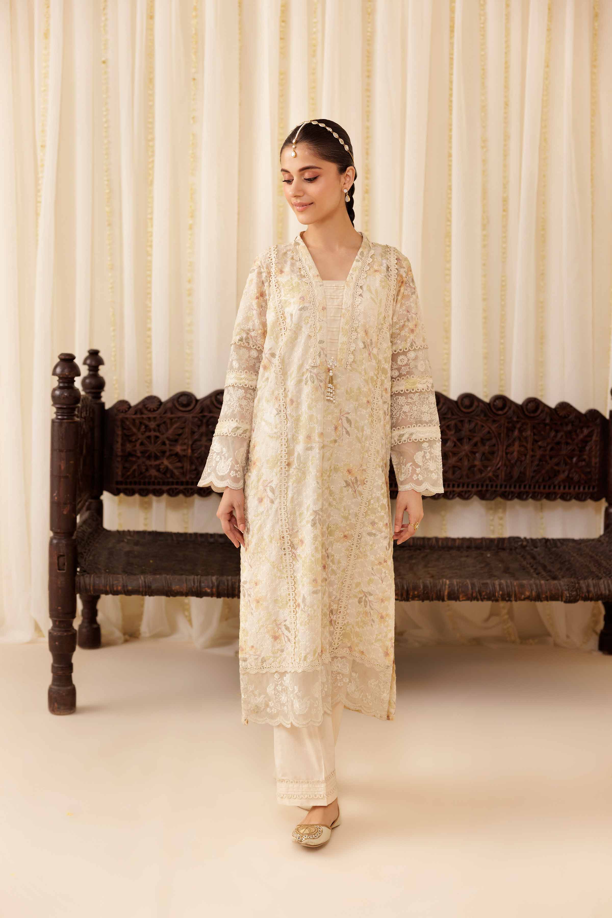 2 Piece - Embroidered Suit - PFE25-07