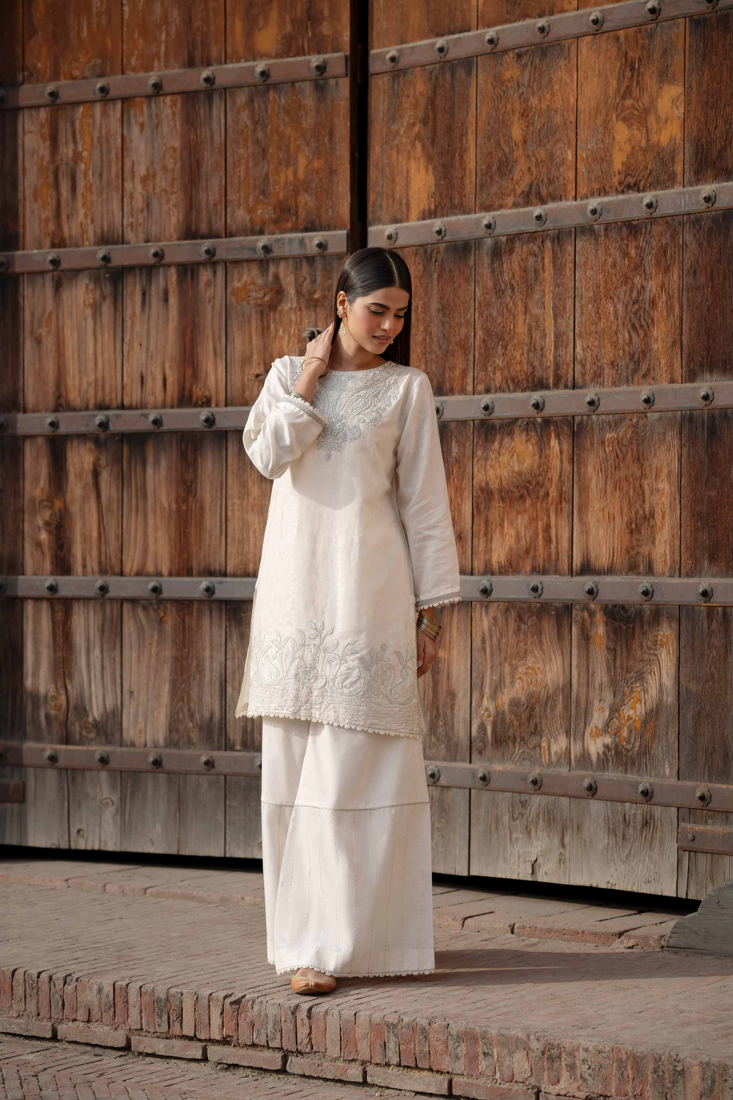 2 Piece - Embroidered Suit - PFE25-14