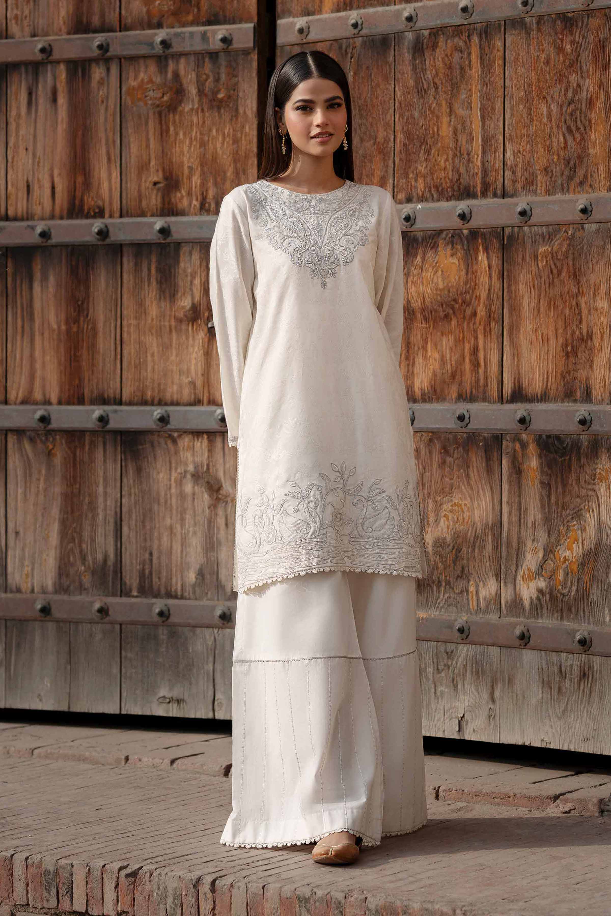 2 Piece - Embroidered Suit - PFE25-14