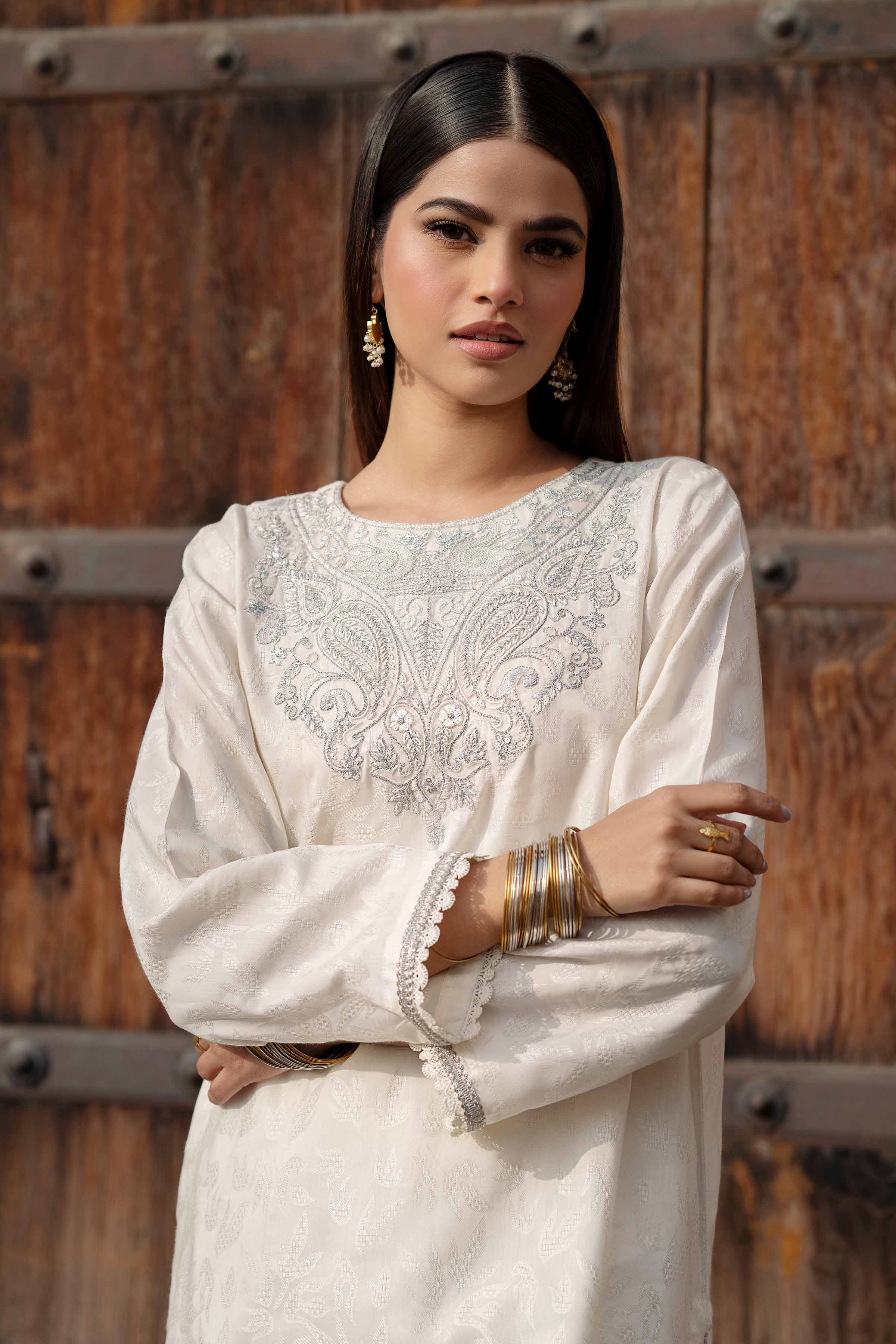 2 Piece - Embroidered Suit - PFE25-14