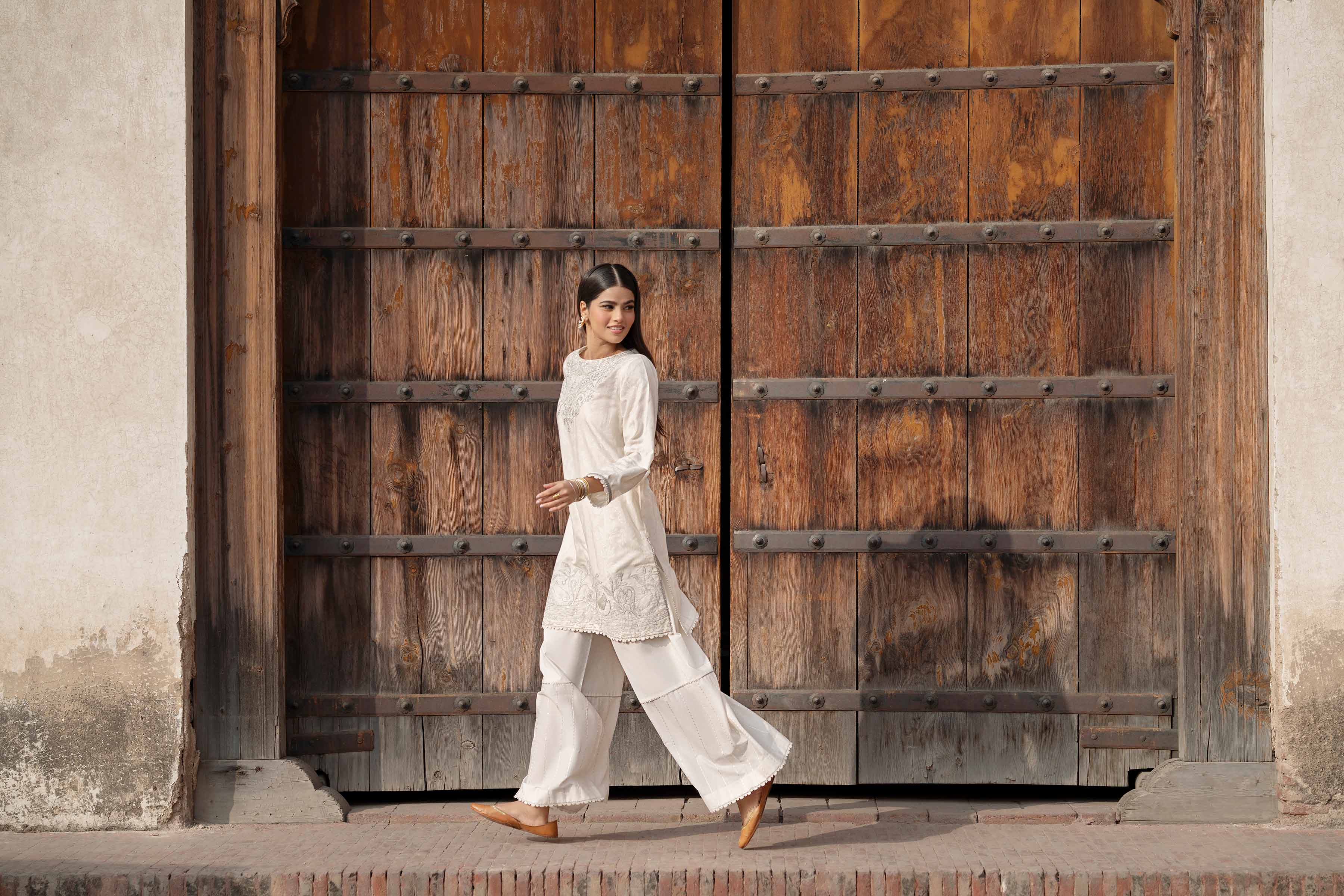 2 Piece - Embroidered Suit - PFE25-14