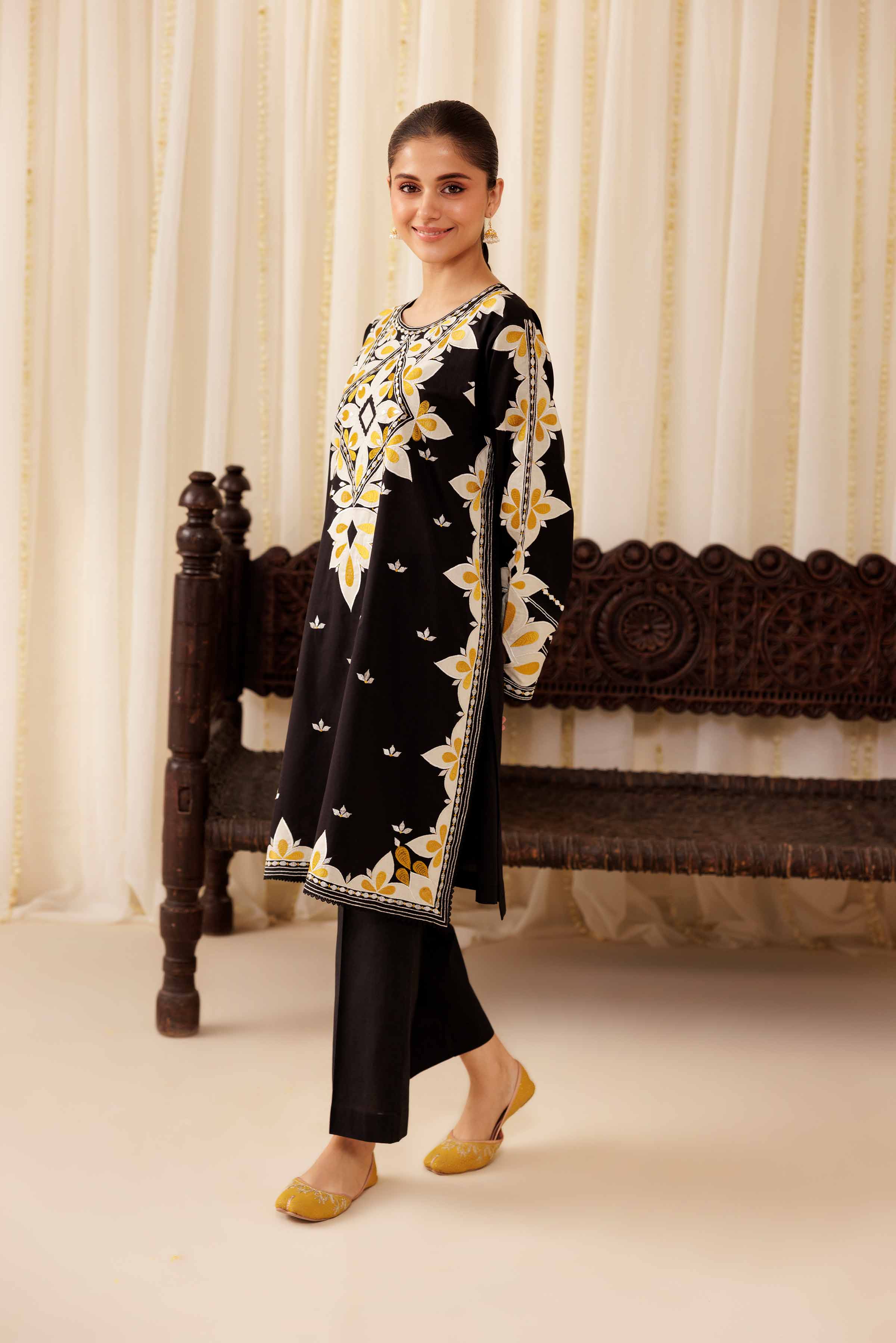 2 Piece - Embroidered Suit - PFE25-33