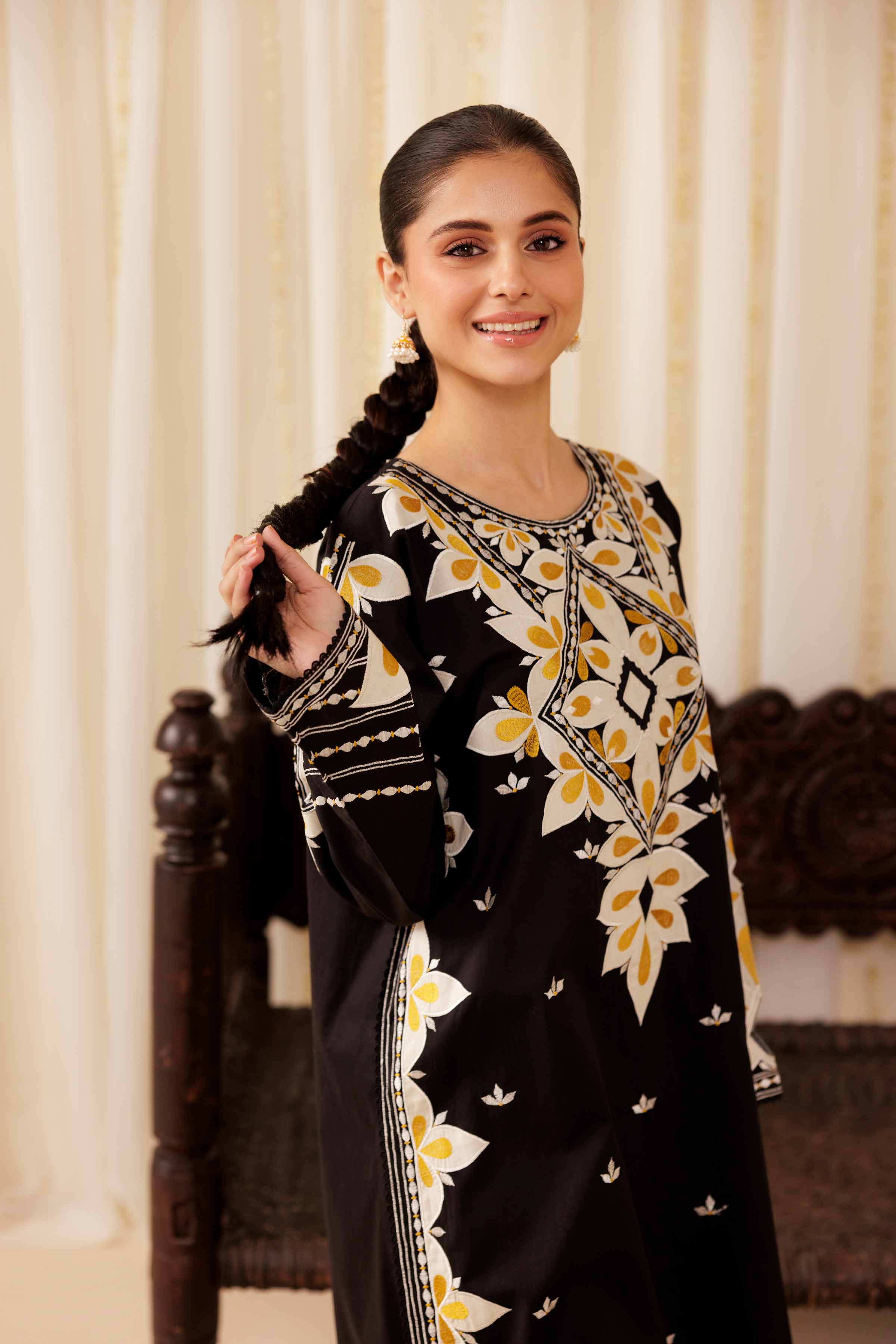 2 Piece - Embroidered Suit - PFE25-33