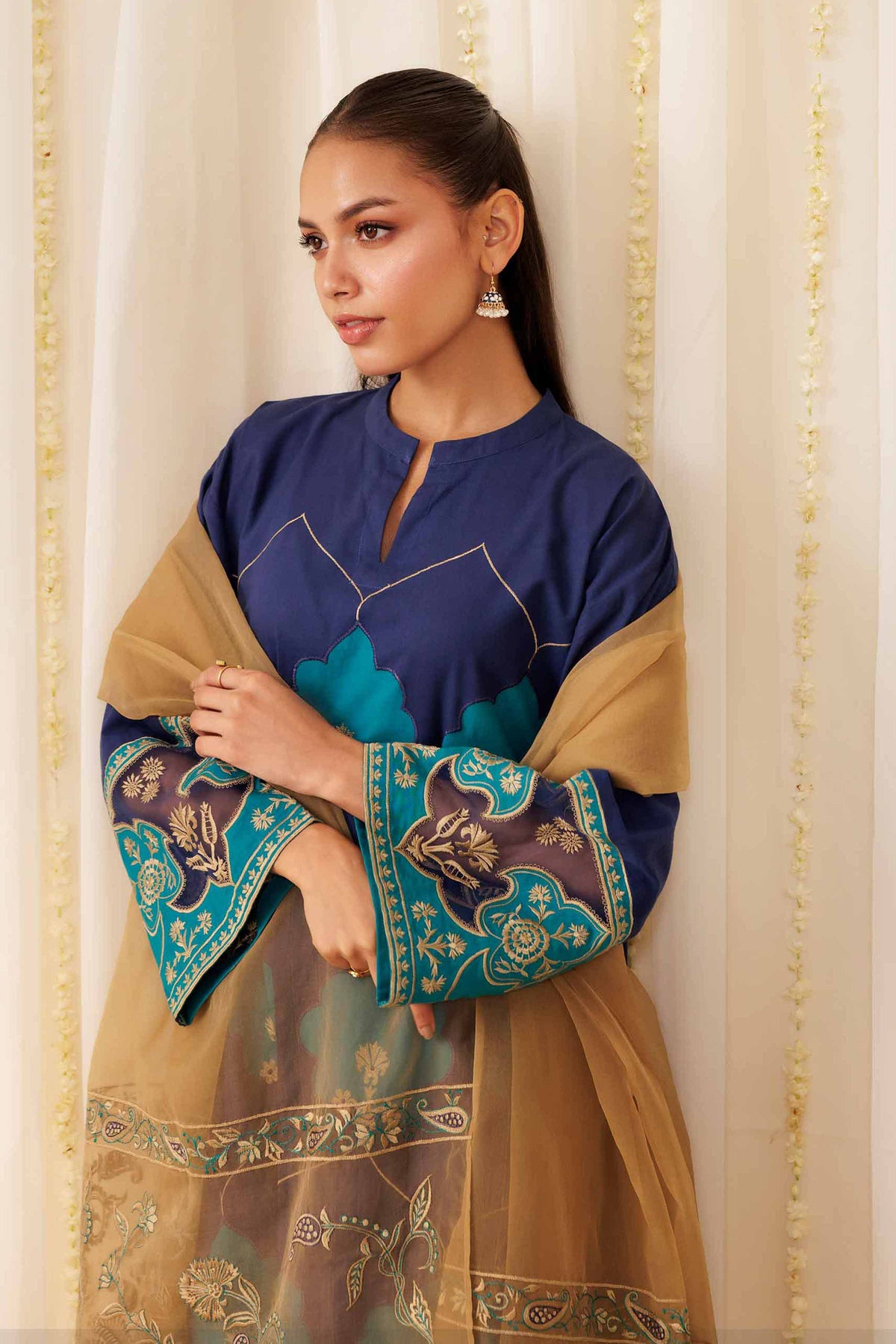 3 Piece - Embroidered Suit - PFE25-42