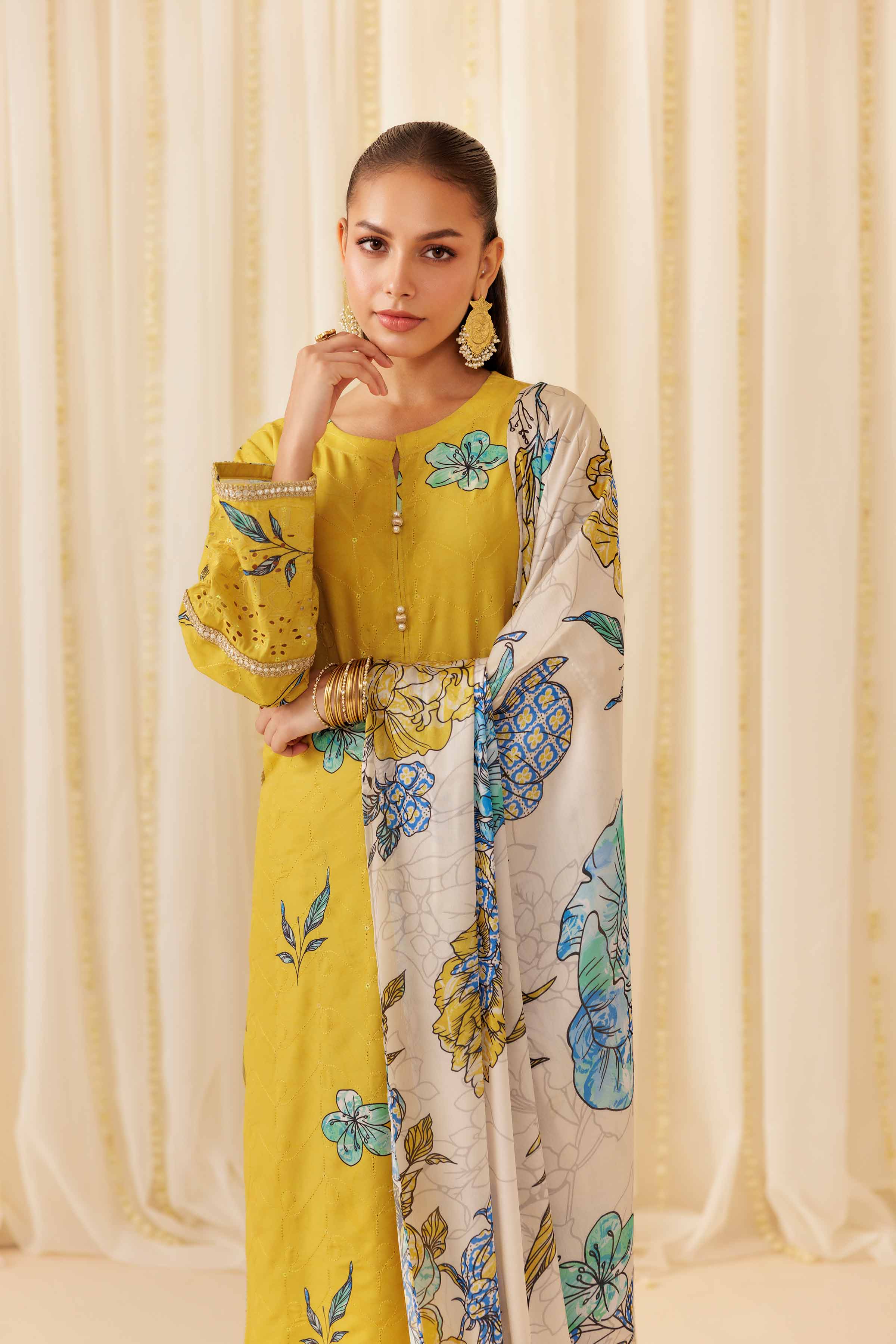 3 Piece - Printed Suit - PFE25-45