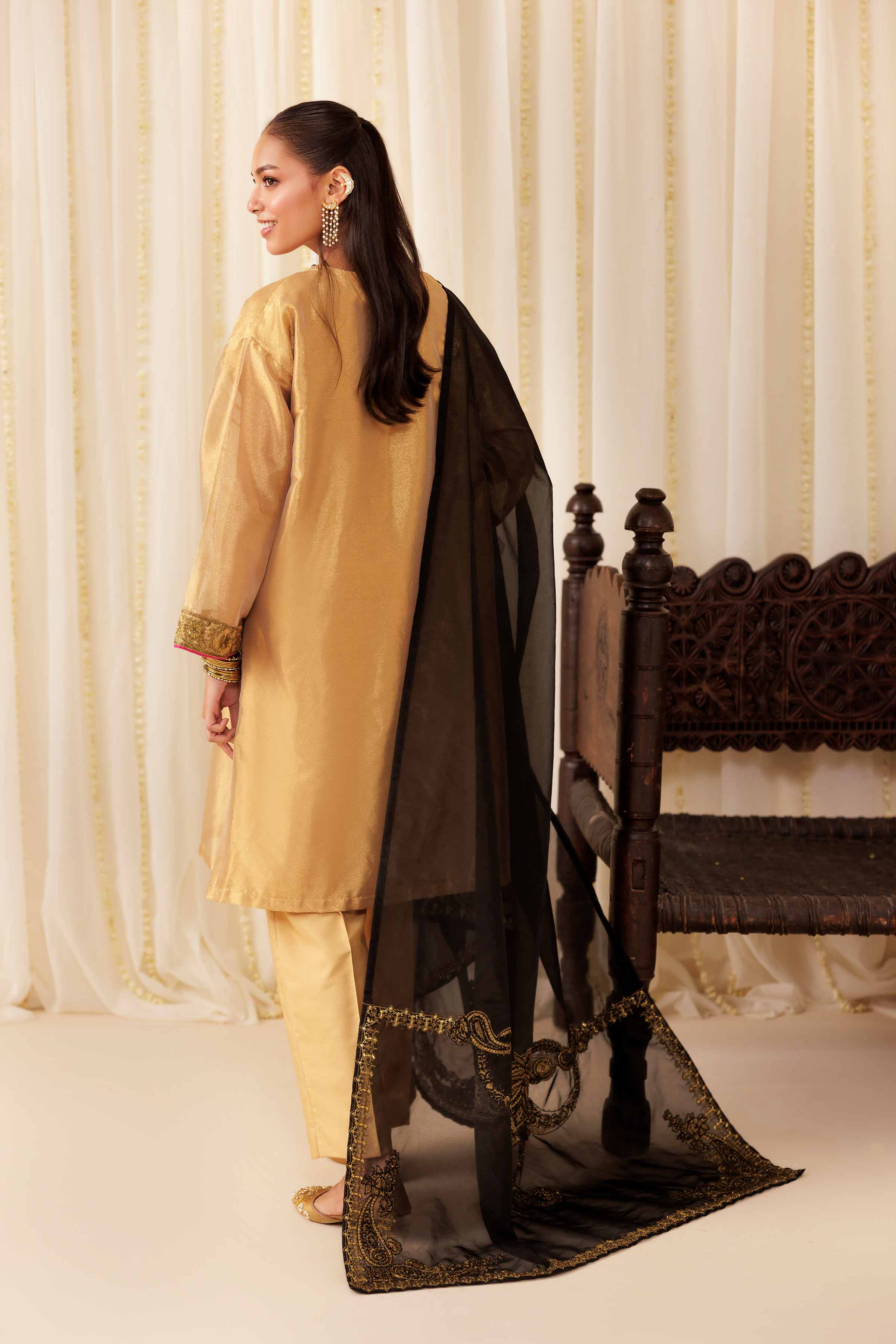 3 Piece - Embroidered Suit - PFE25-49