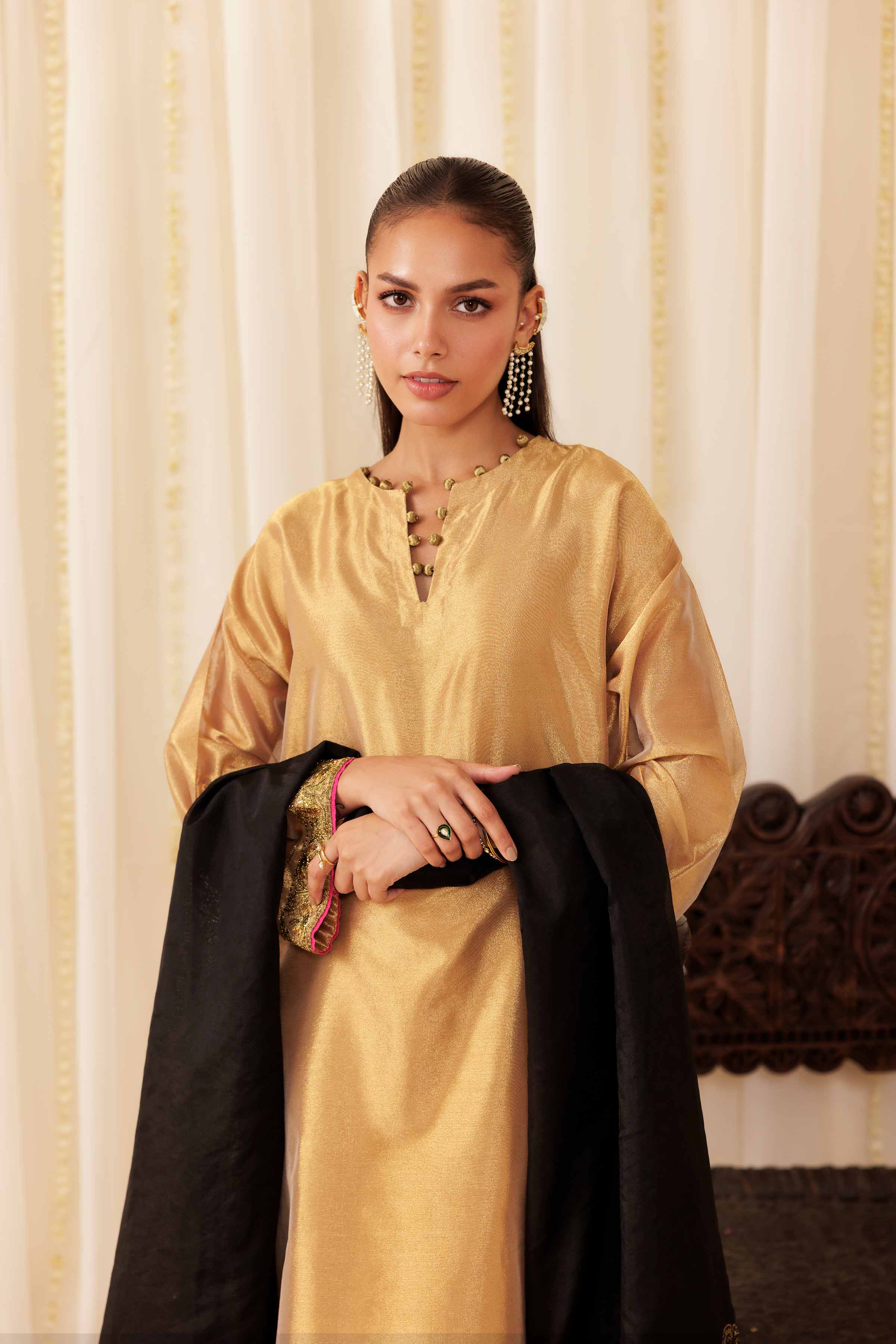 3 Piece - Embroidered Suit - PFE25-49