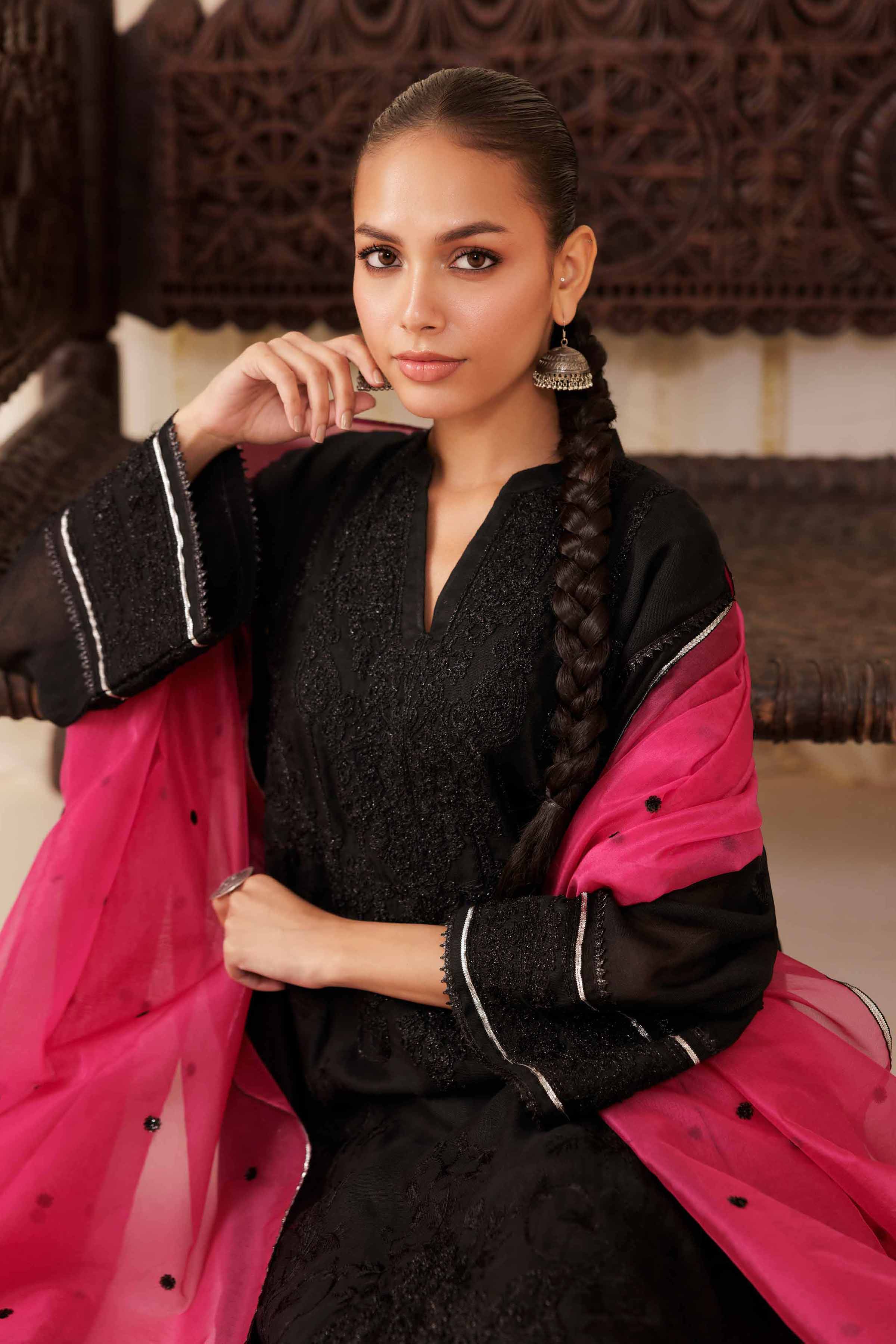 3 Piece - Embroidered Suit - PFE25-50